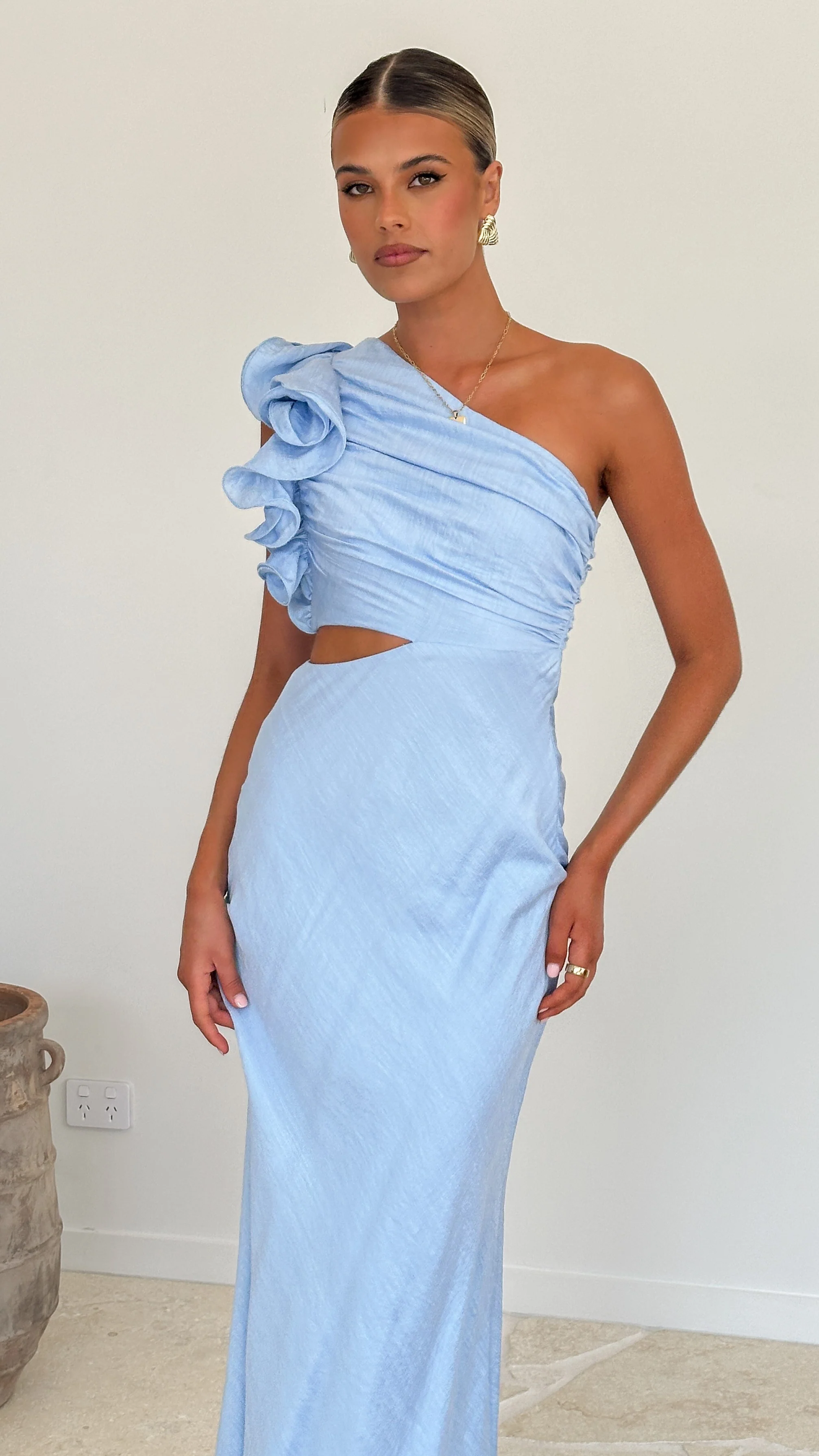 Amina Maxi Dress - Blue