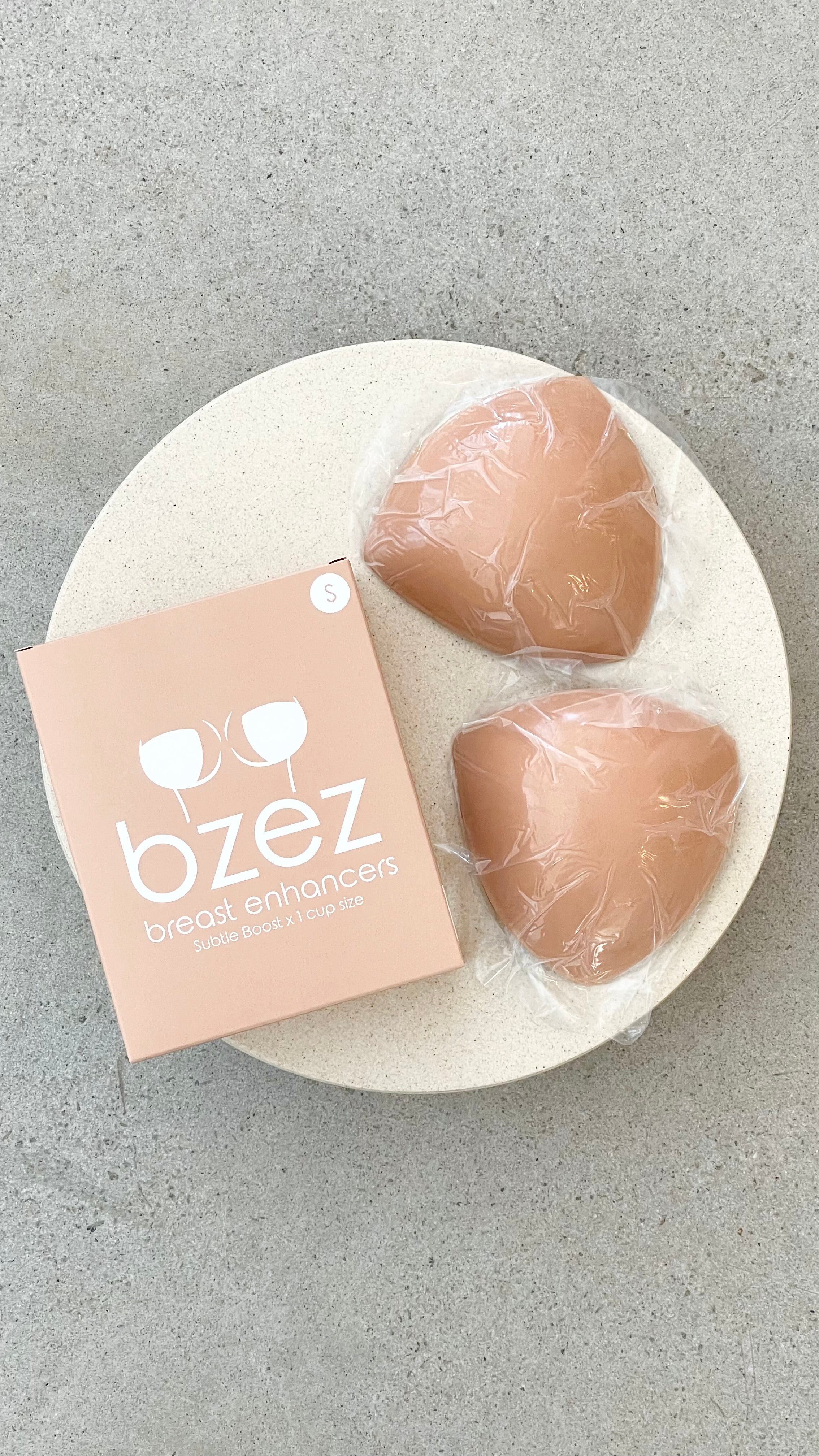 BZEZ Breast Enhancer Inserts - Subtle Boost - Bare