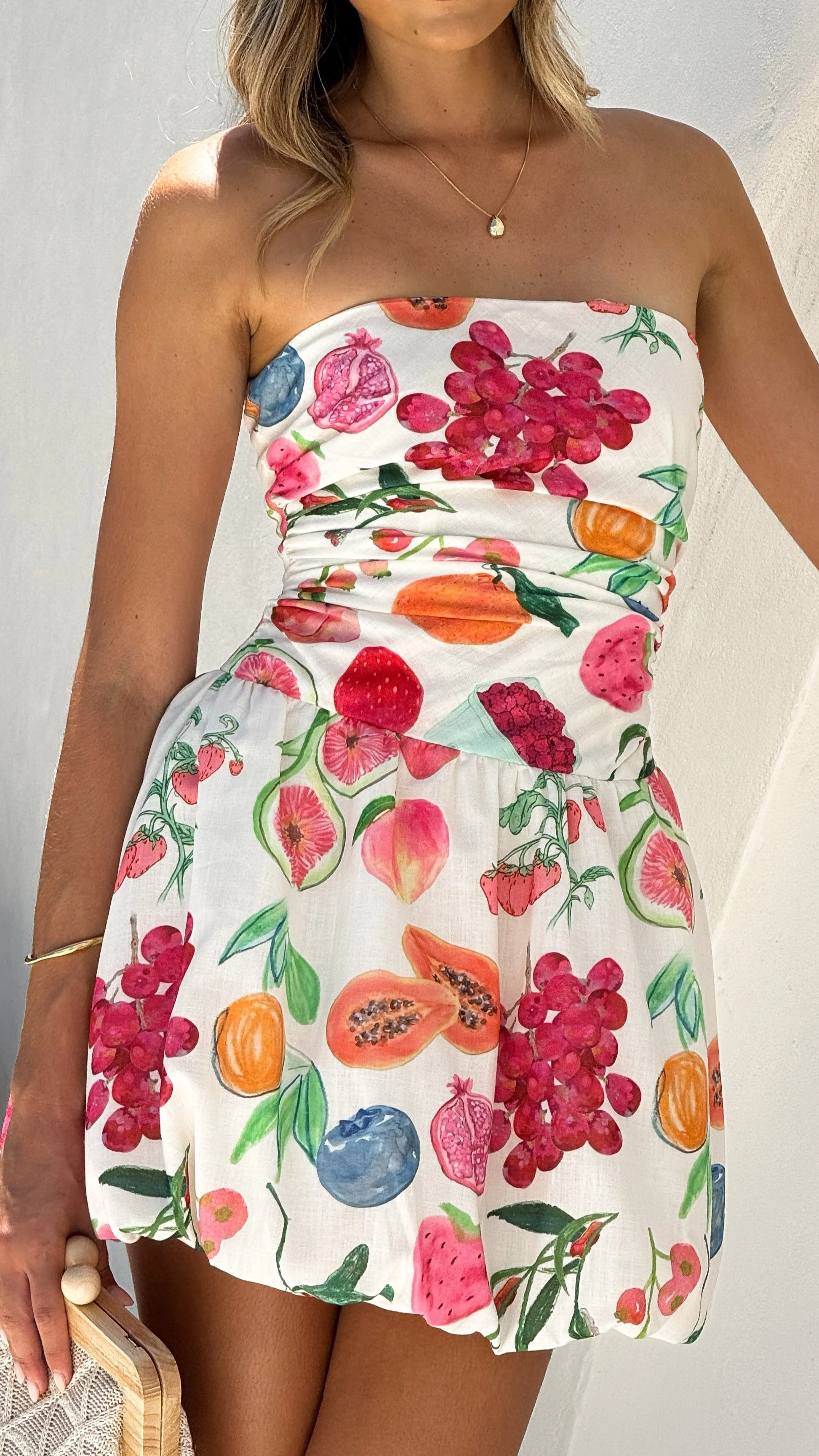 Anara Mini Dress - Fruit Punch Print