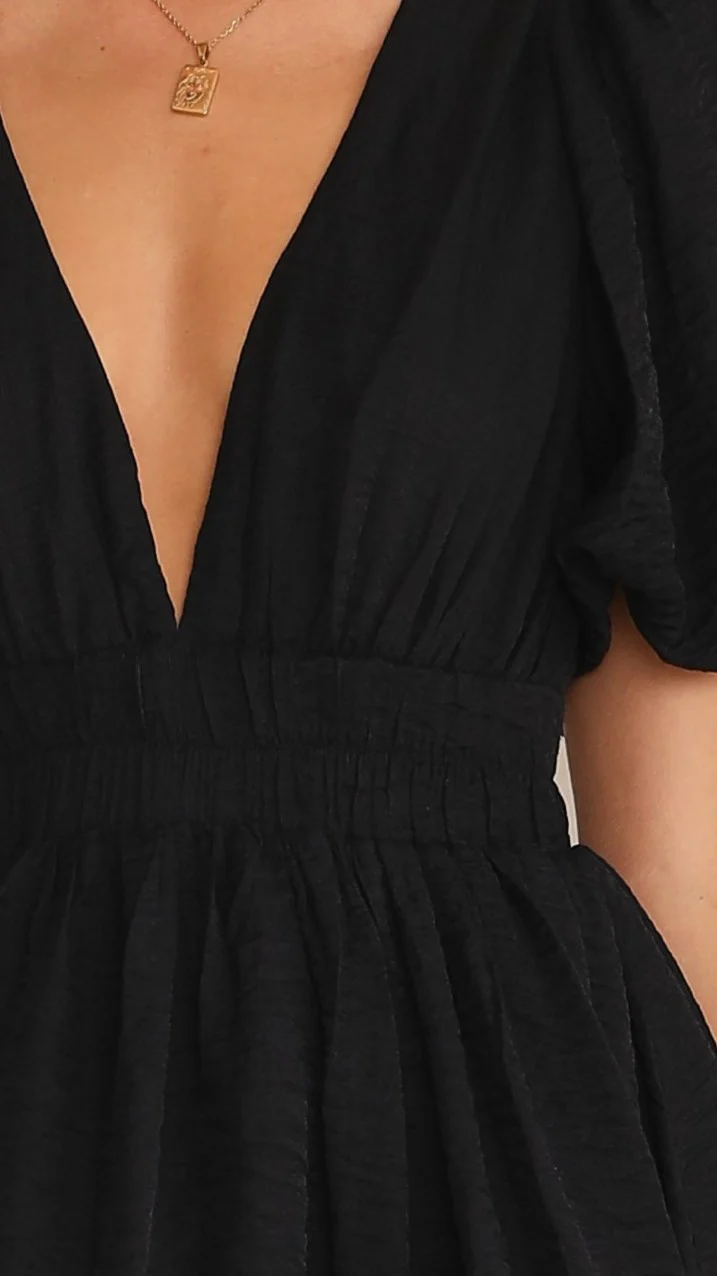 Erin Mini Dress - Black