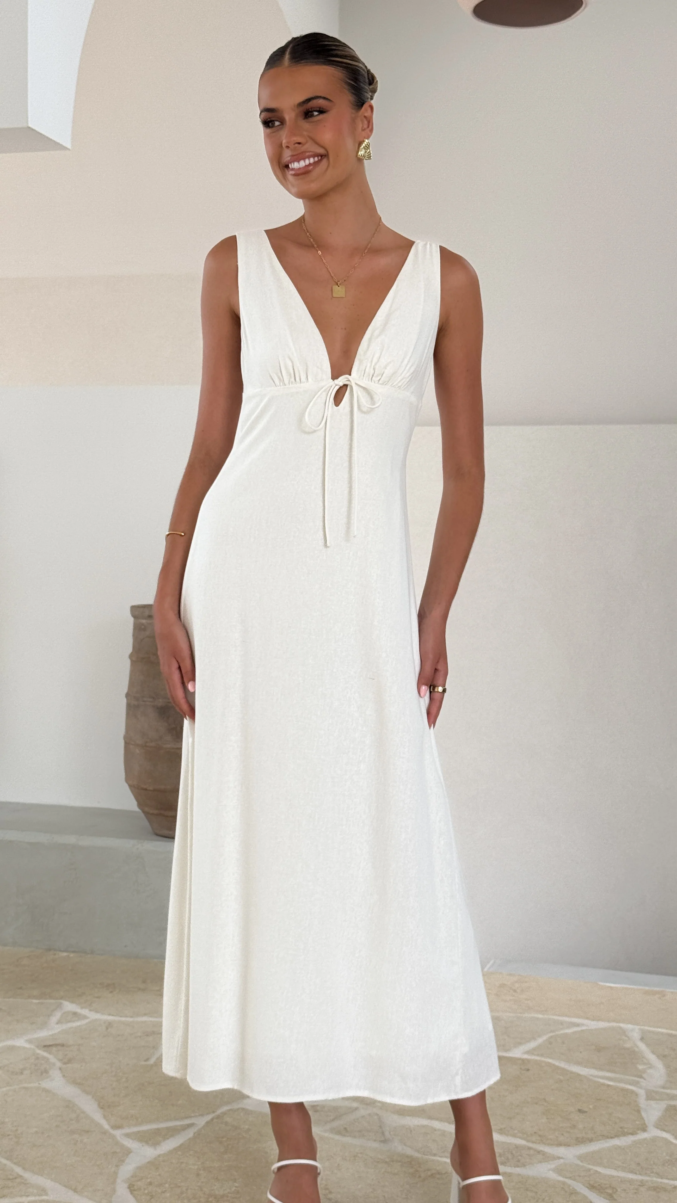 Kataryna Maxi Dress - White