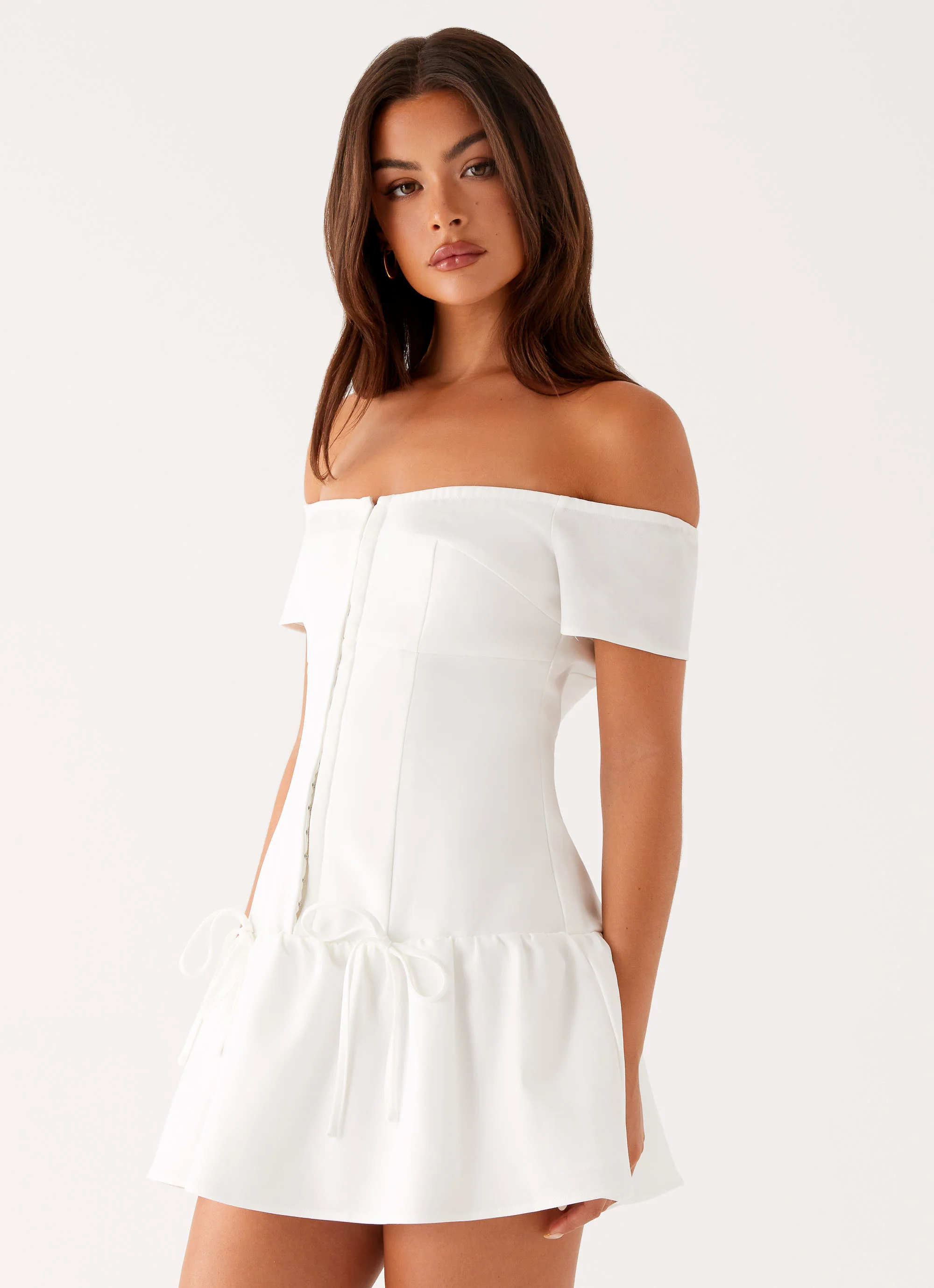 Penny Mini Dress - White