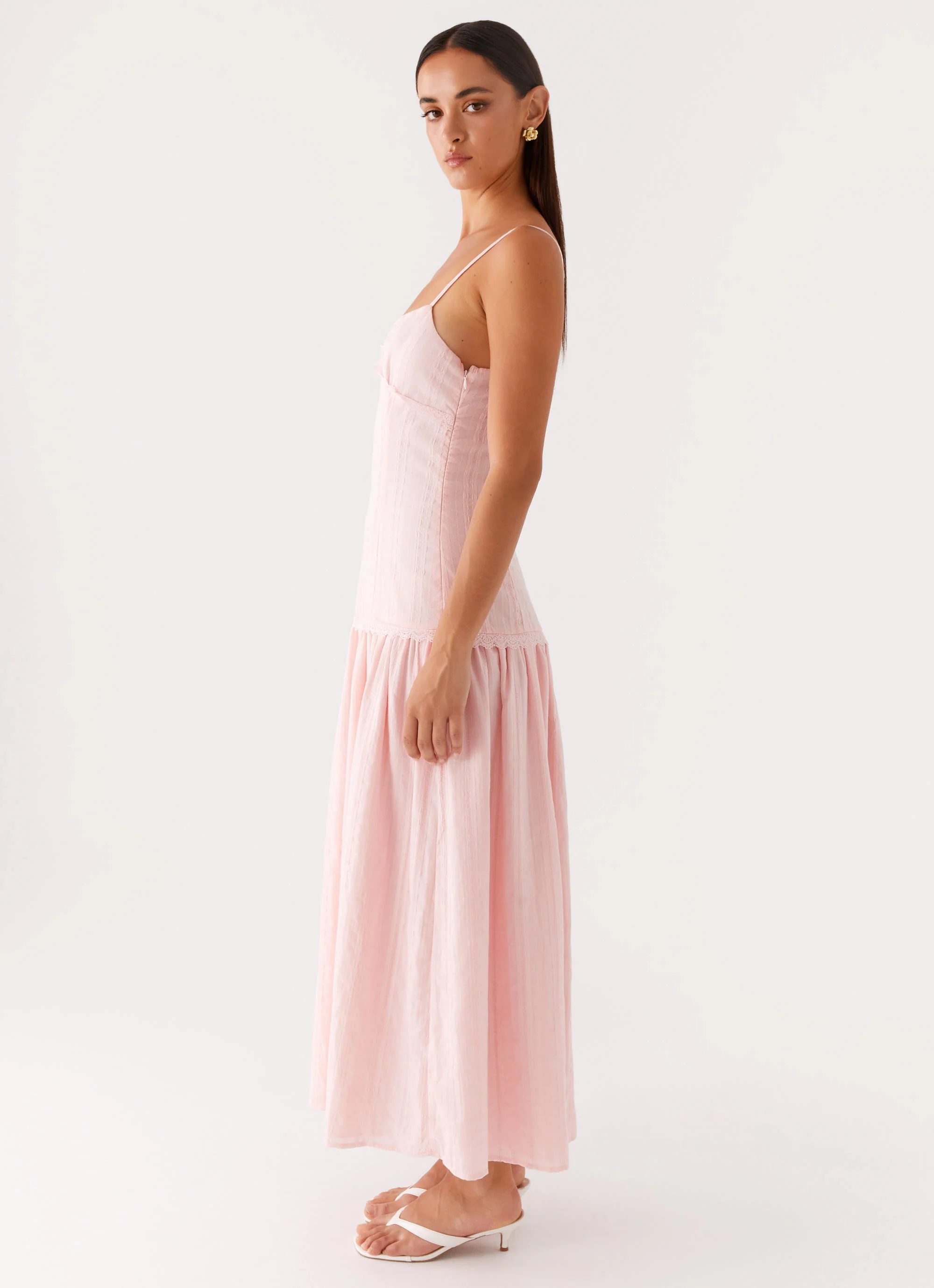 Found You Midi Dress - Pink