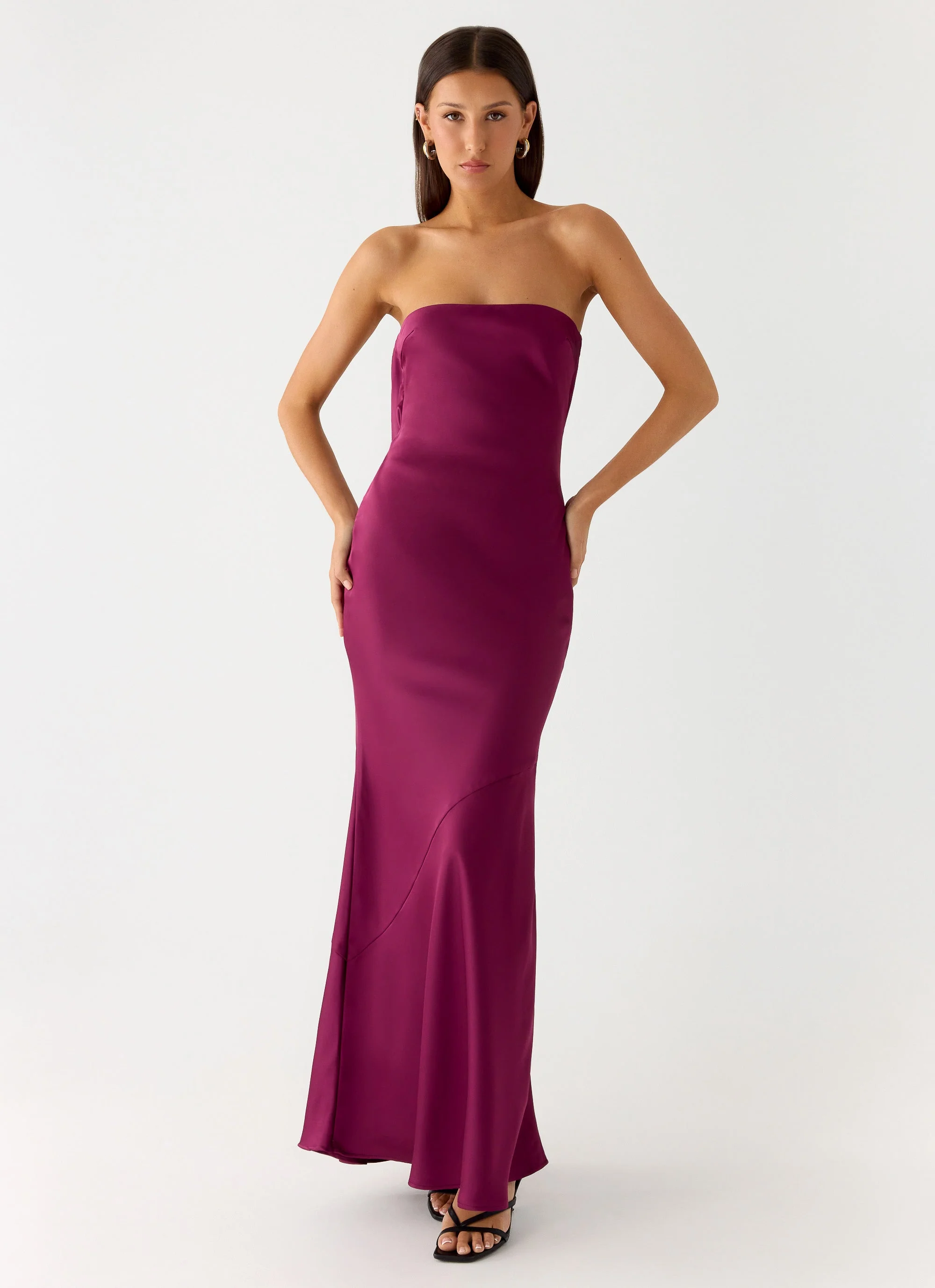 Endless Nights Maxi Dress - Plum