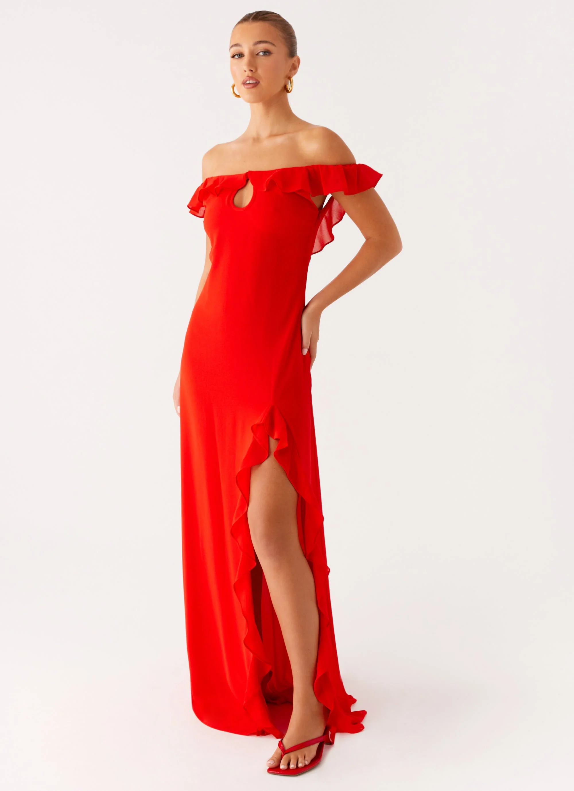 Braxton Maxi Dress - Red