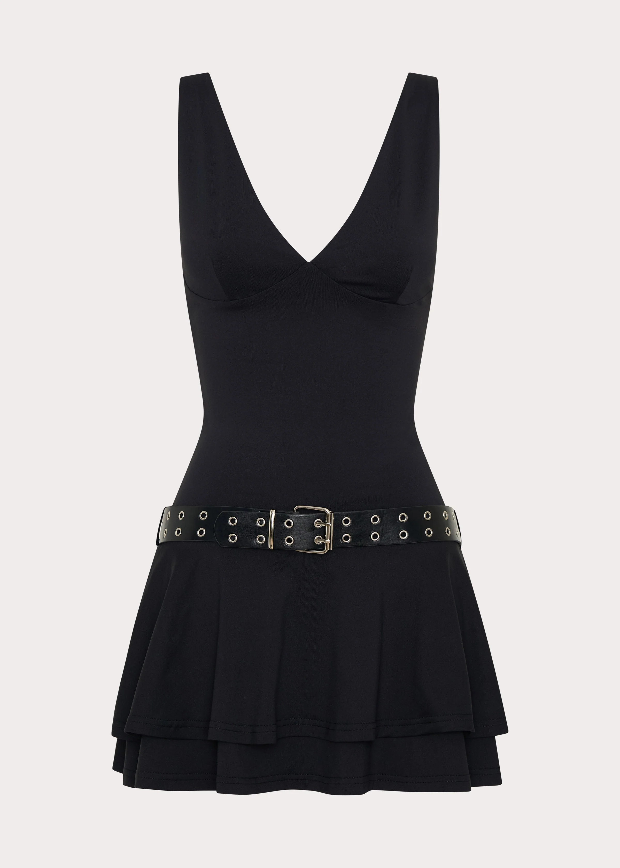 Gold Coast Mini Dress - Black