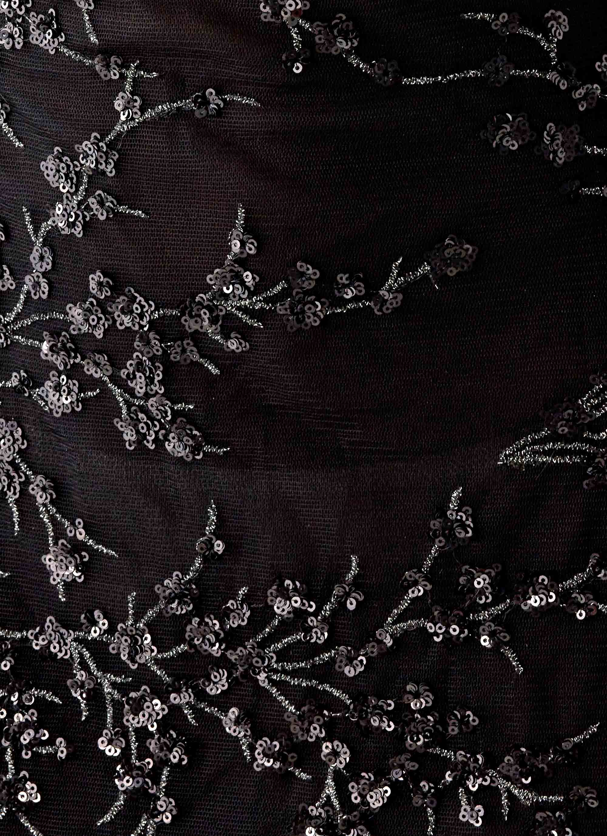 Mayim Sequin Maxi Dress - Black