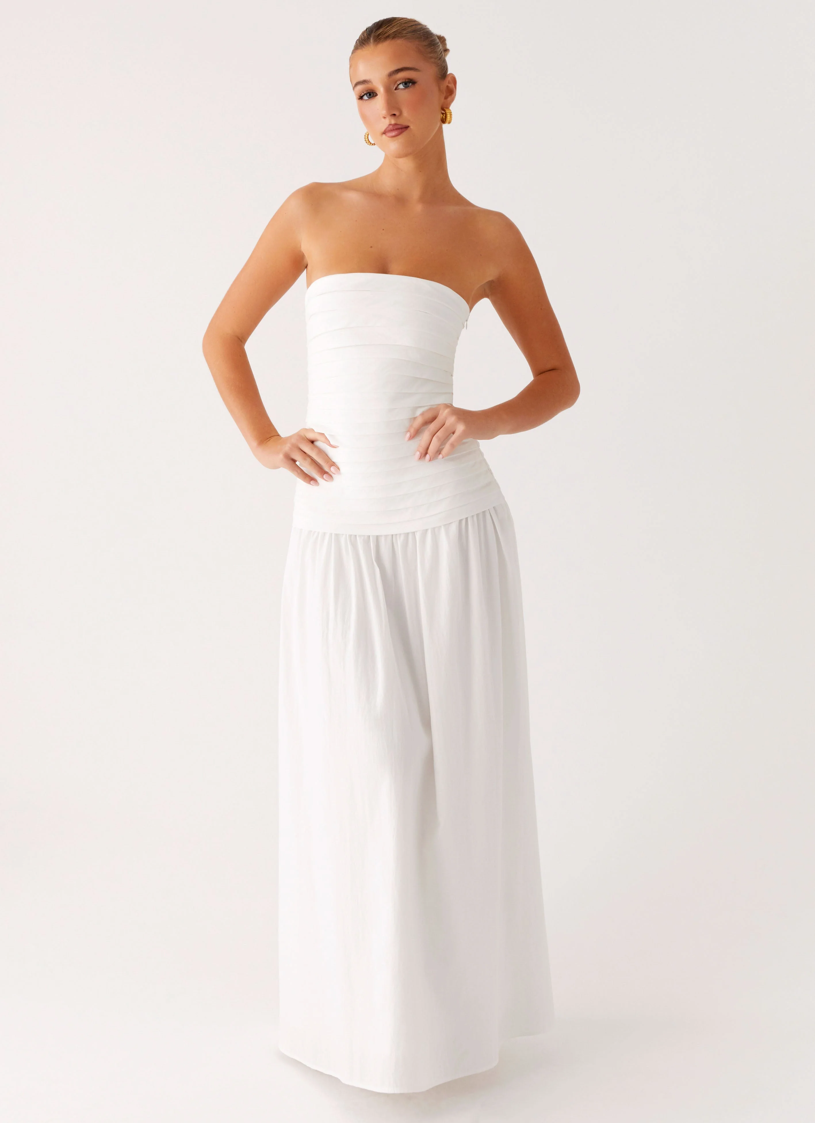 Tyrah Maxi Dress - White
