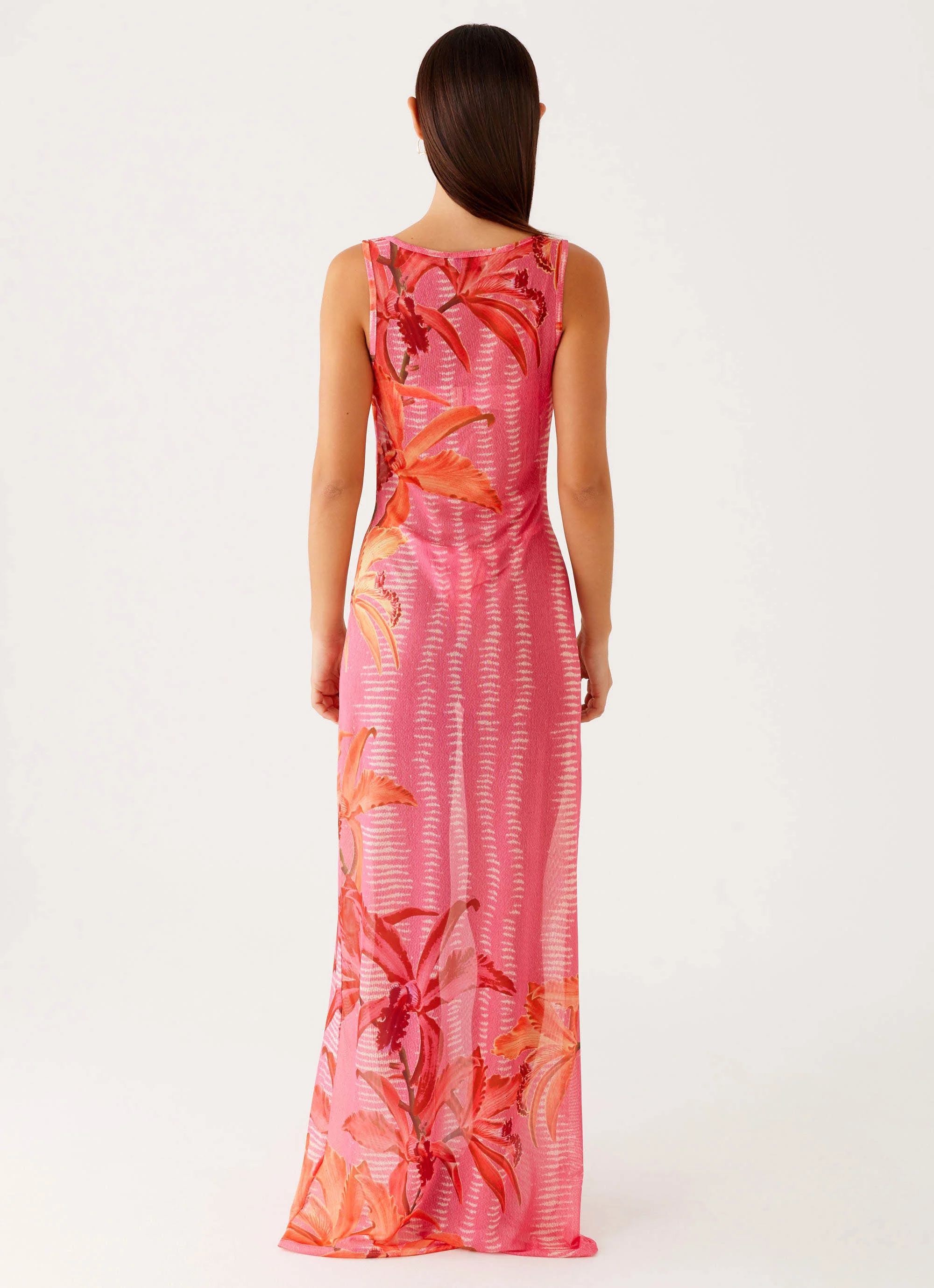 Sorella Maxi Dress - Tropical Pink Print