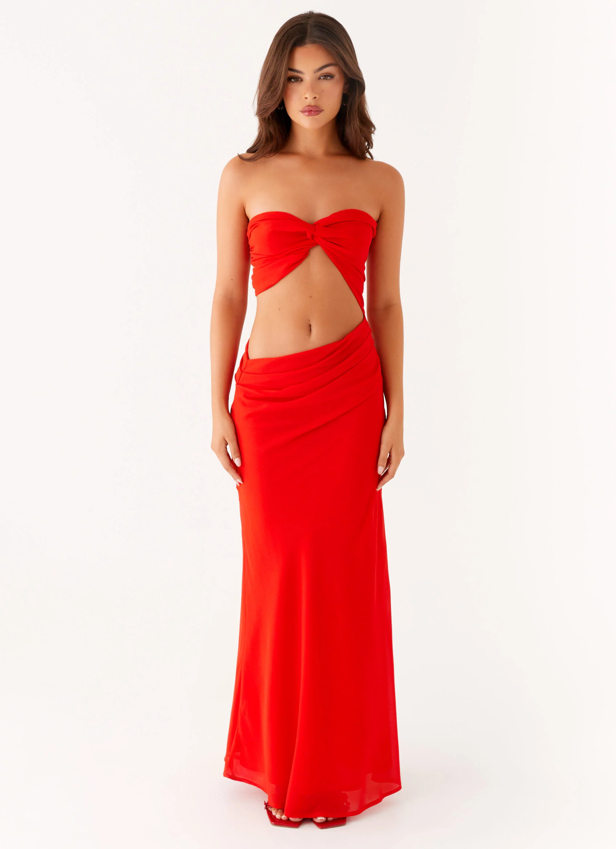 Carla Maxi Dress - Red