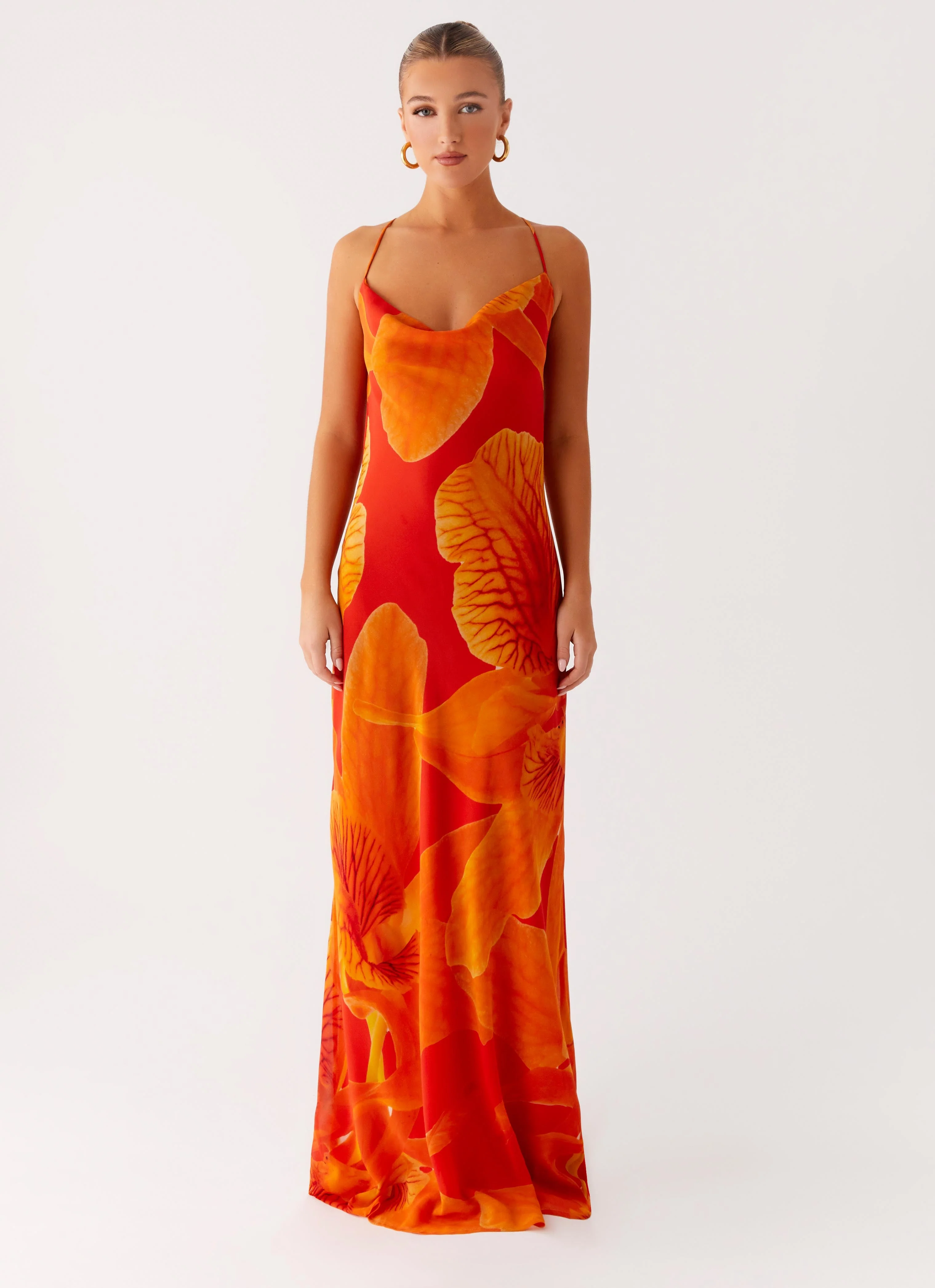 Midafternoon Maxi Dress - Serene Orange