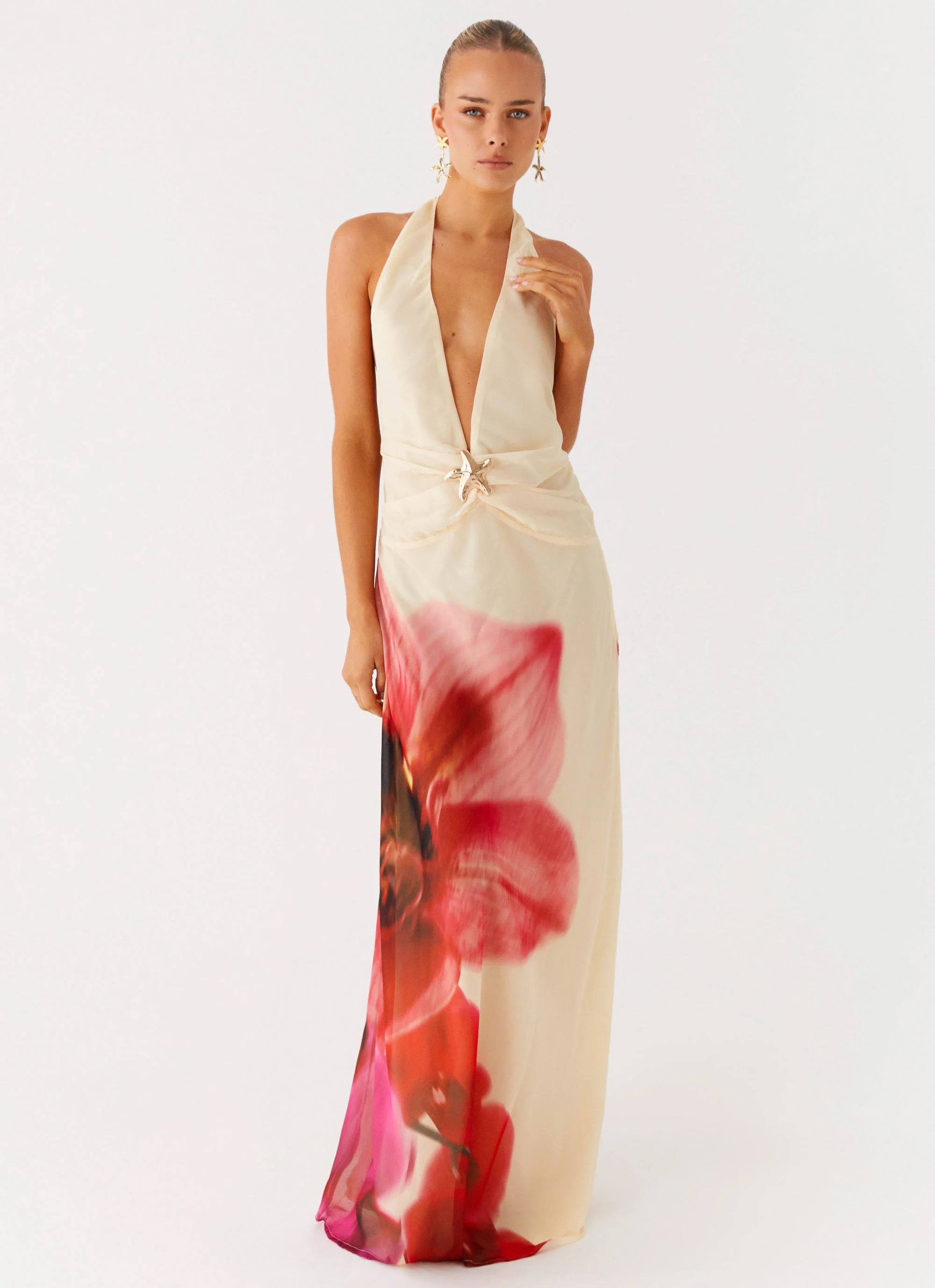 Belivia Maxi Dress - Yellow Bloom
