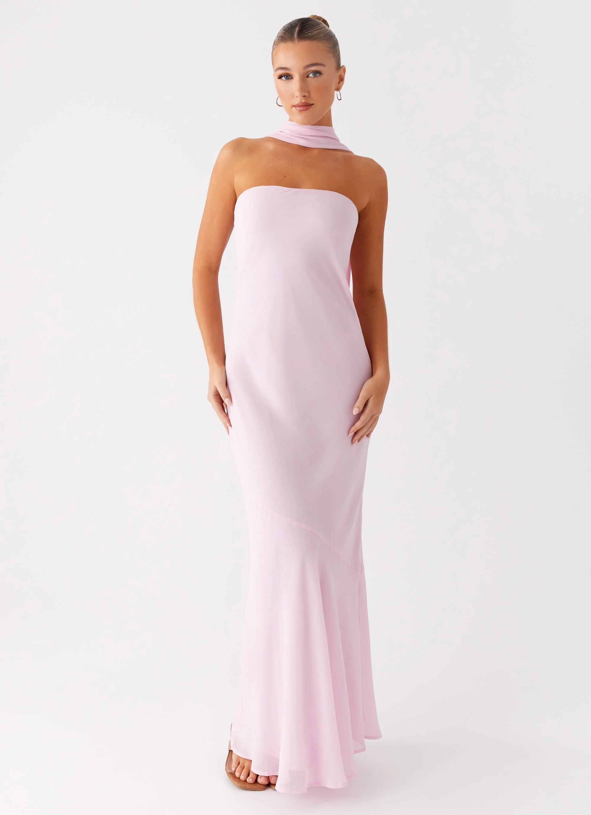 Under The Pagoda Maxi Dress - Pink