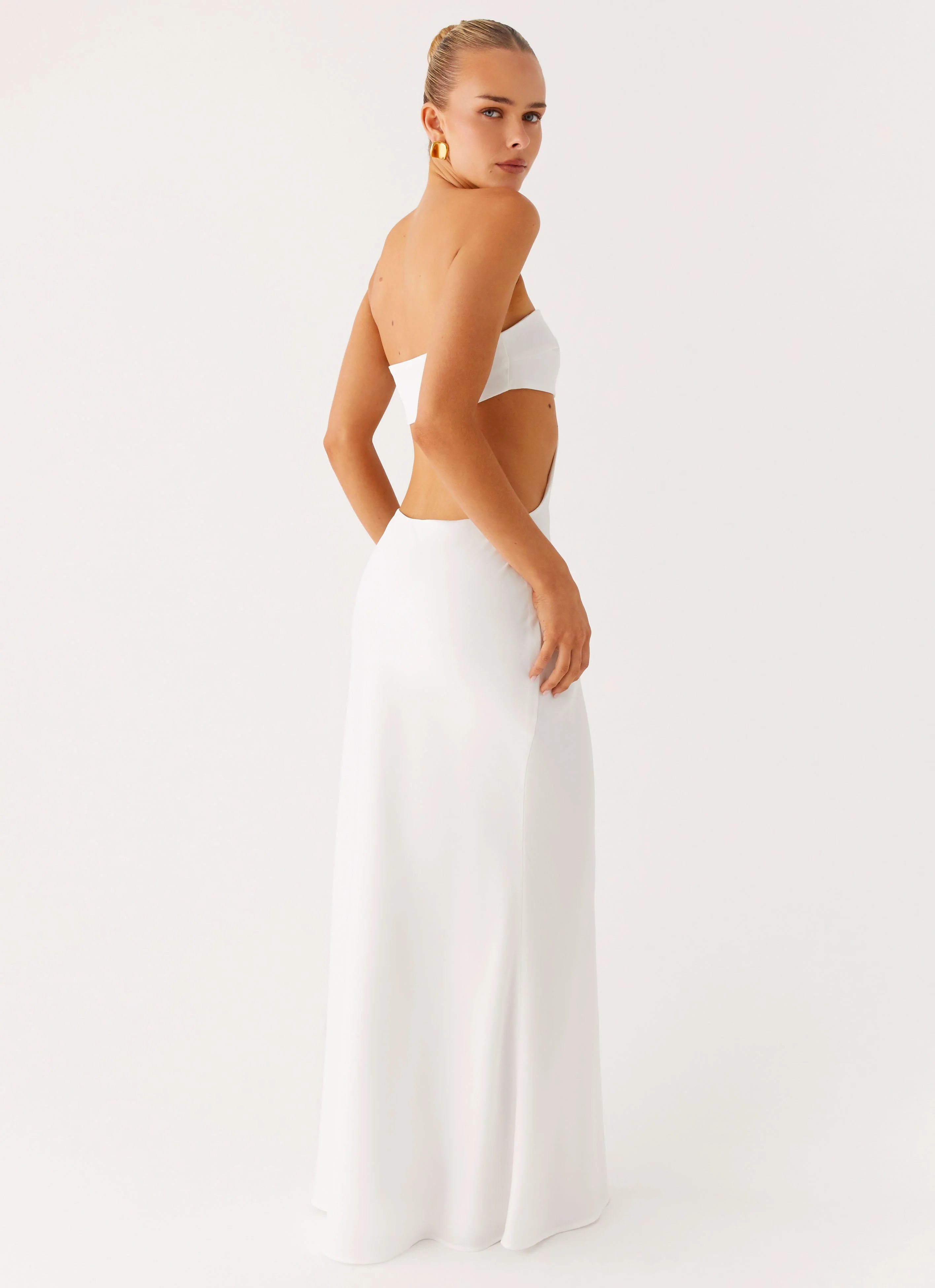 Kiss Me Cut Out Maxi - Ivory