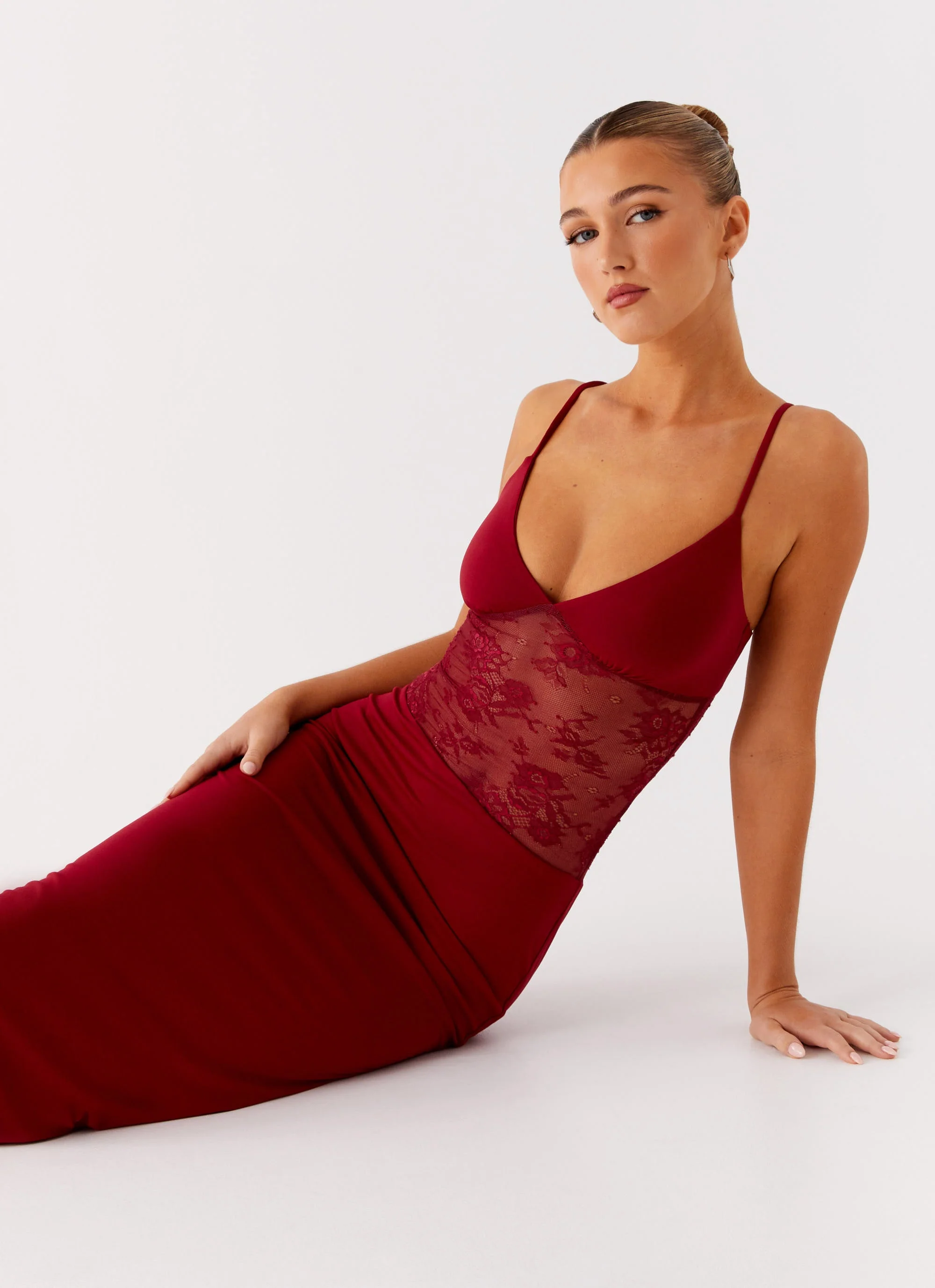 Envy Maxi Dress - Maroon