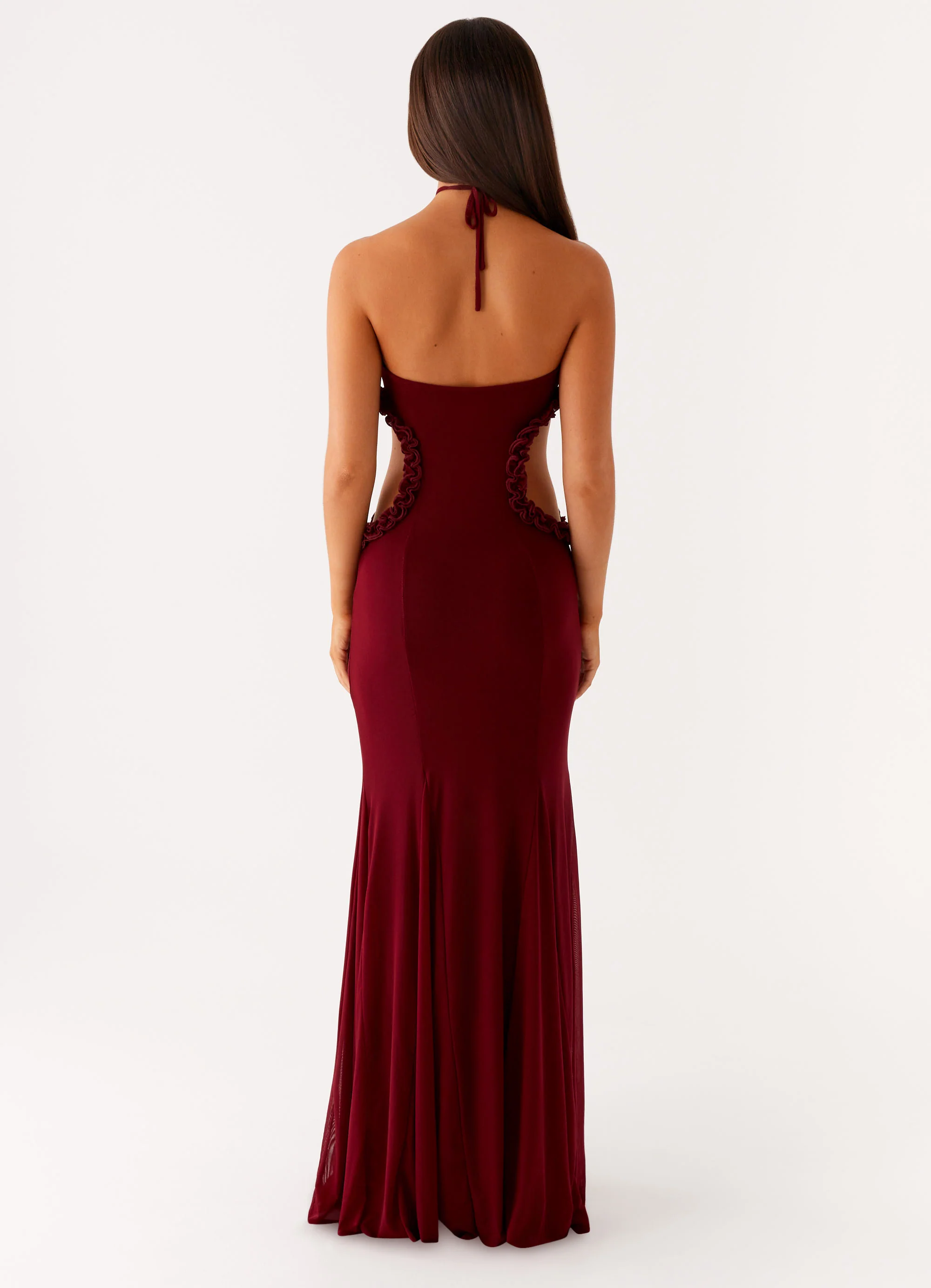 Jemima Maxi Dress - Raspberry Wine