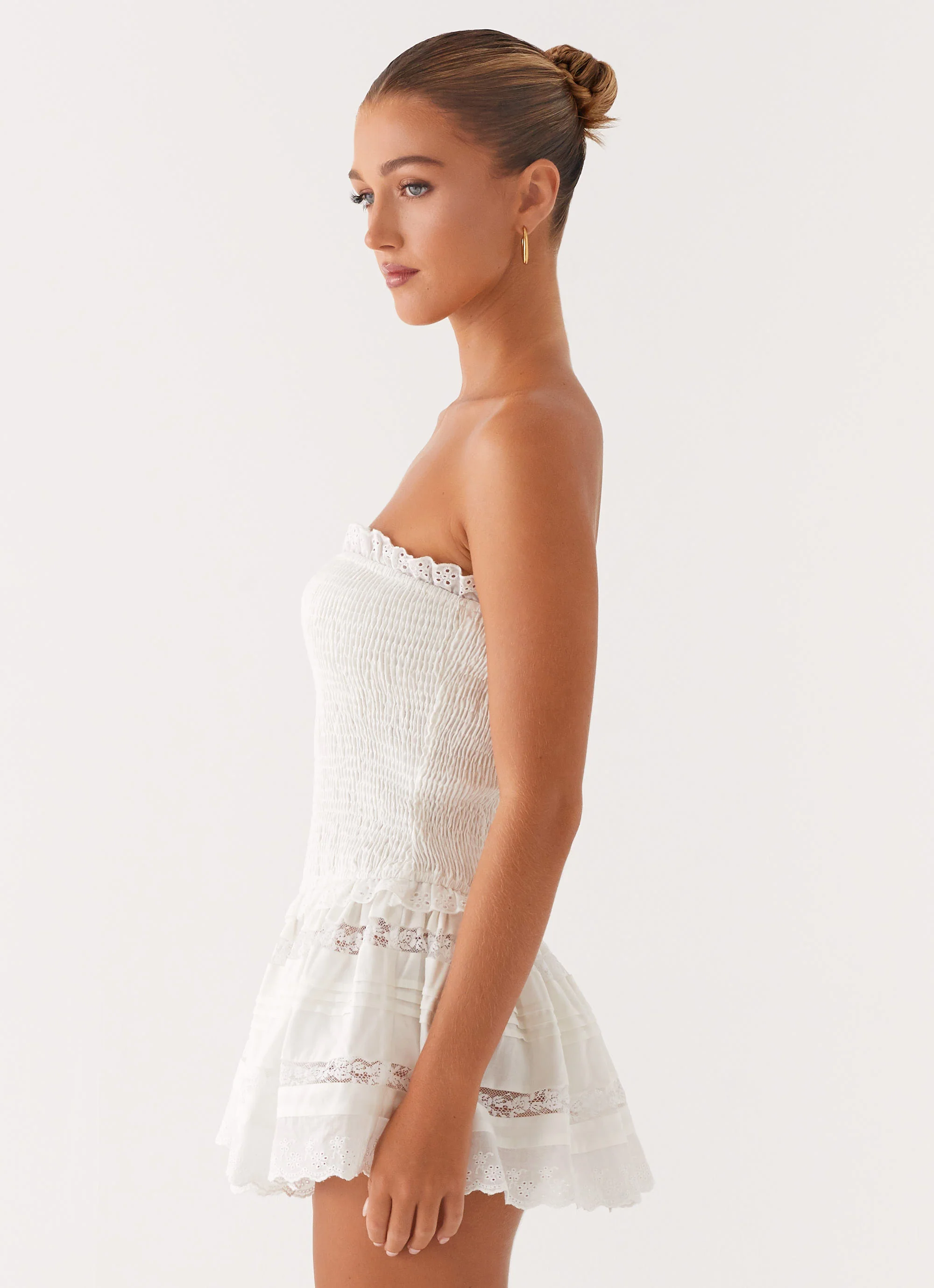 Kimia Mini Dress - White