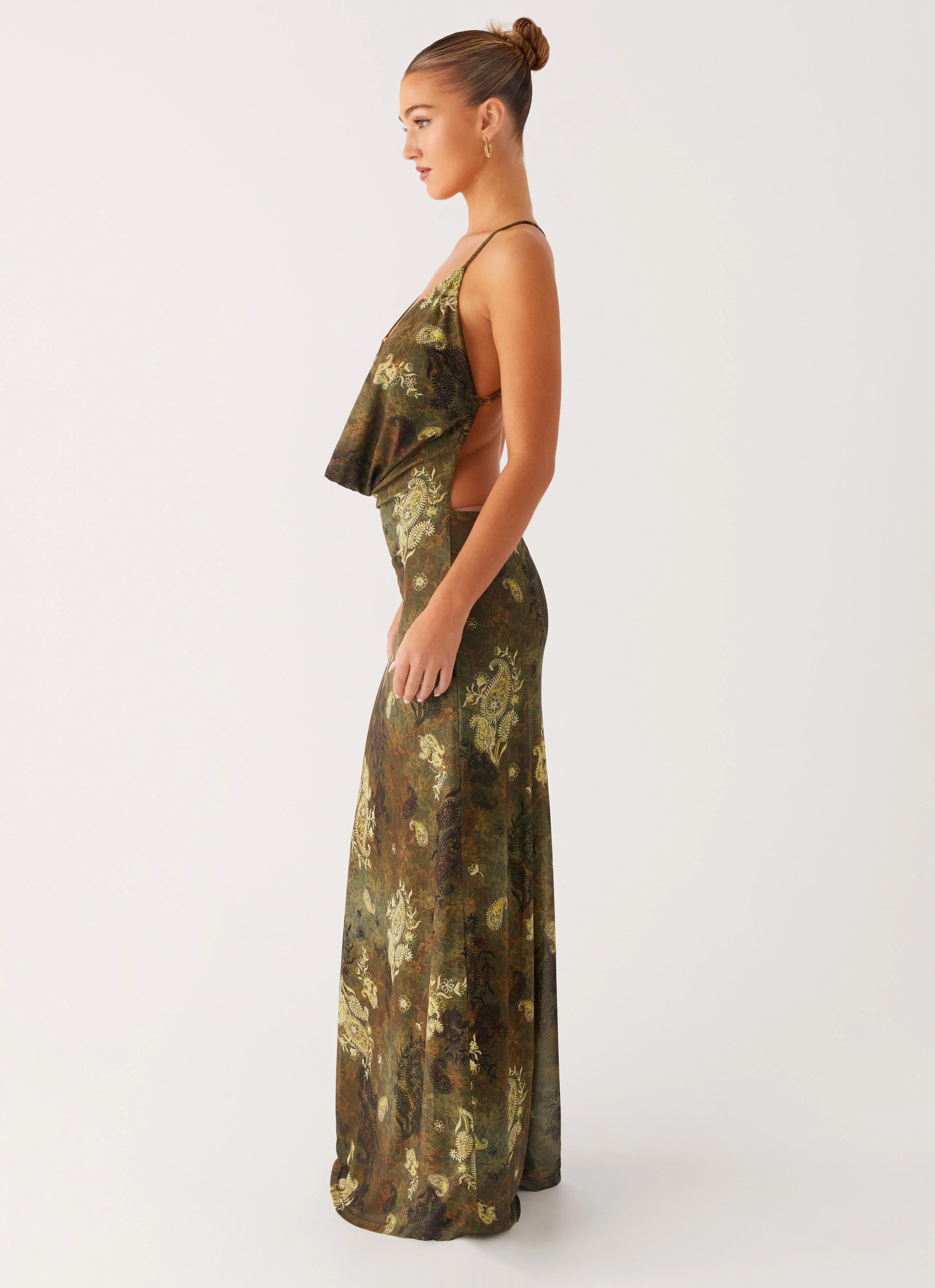 Star Fields Maxi Dress - Cyber Floral