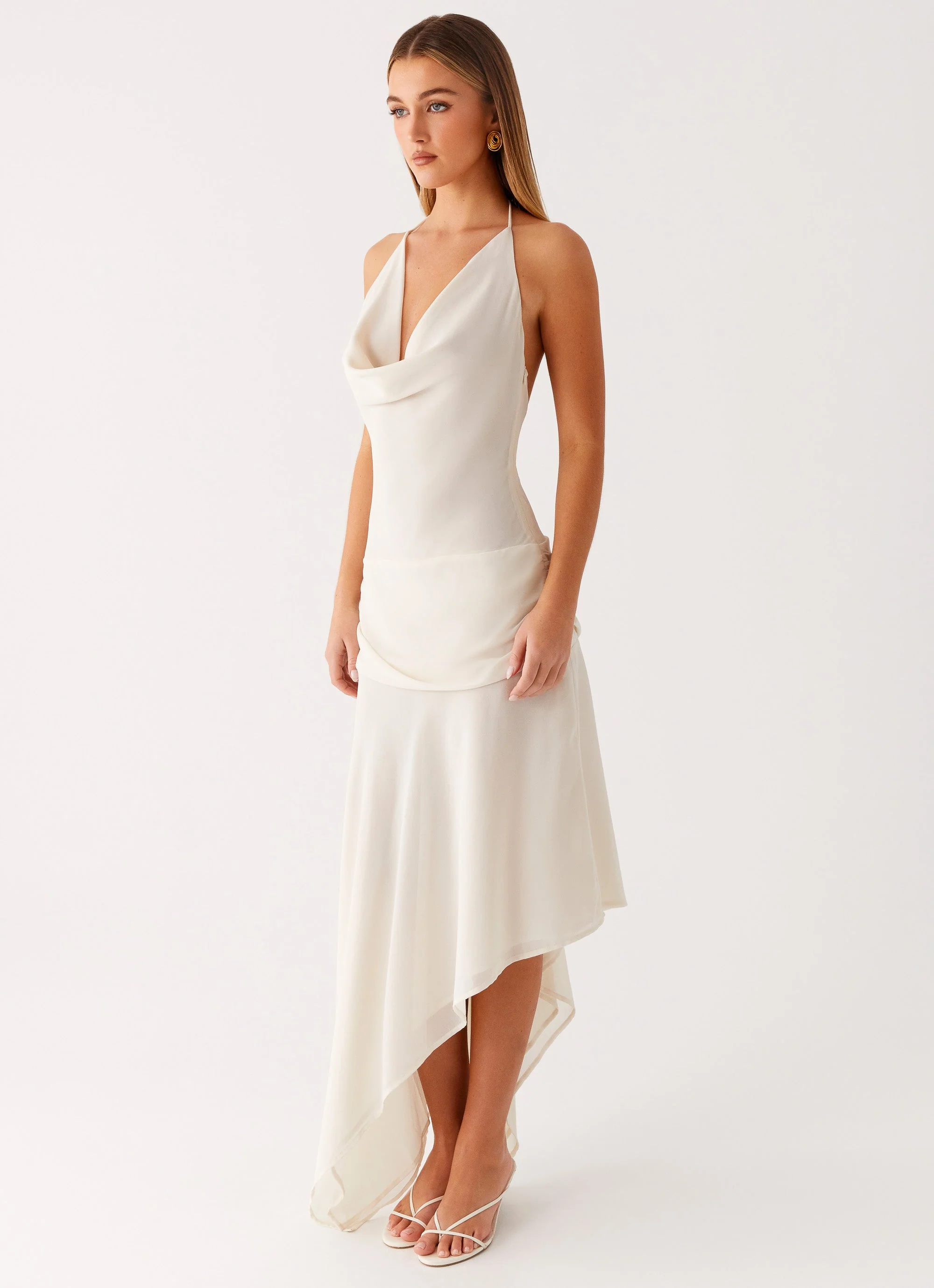 Nyra Midi Dress - Cream