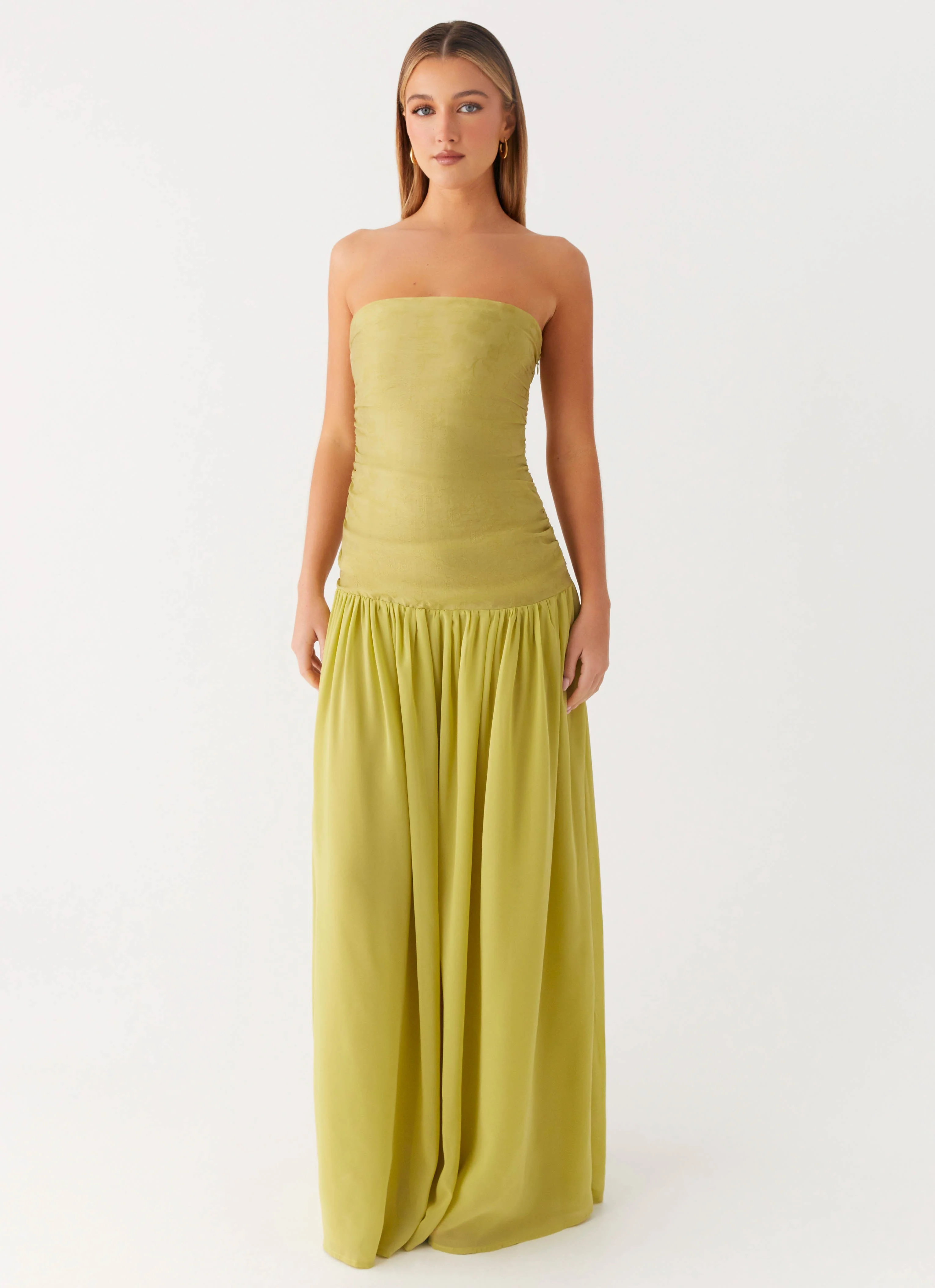 Dreamer Maxi Dress - Lime Zest