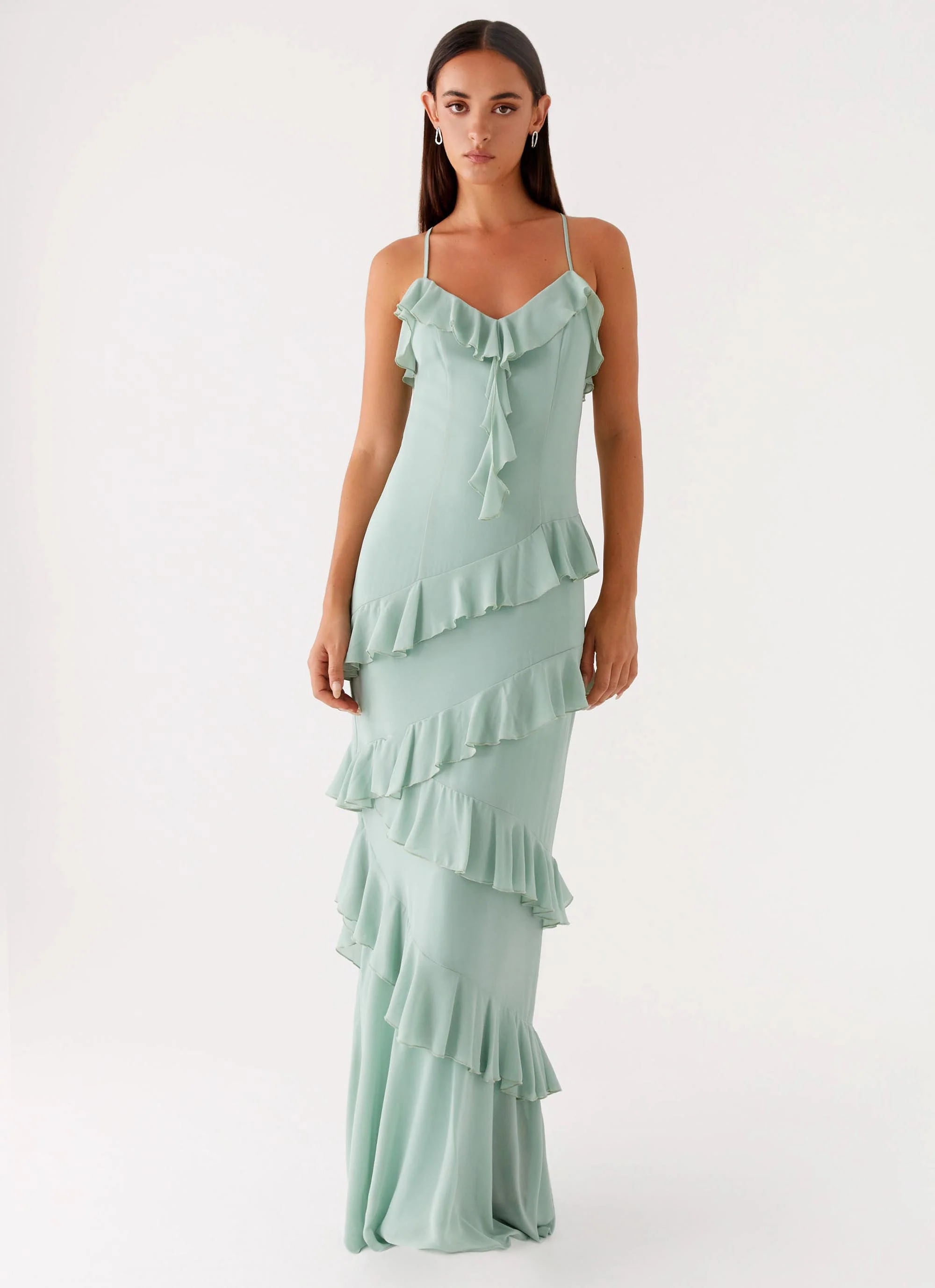 Country Club Maxi Dress - Sage