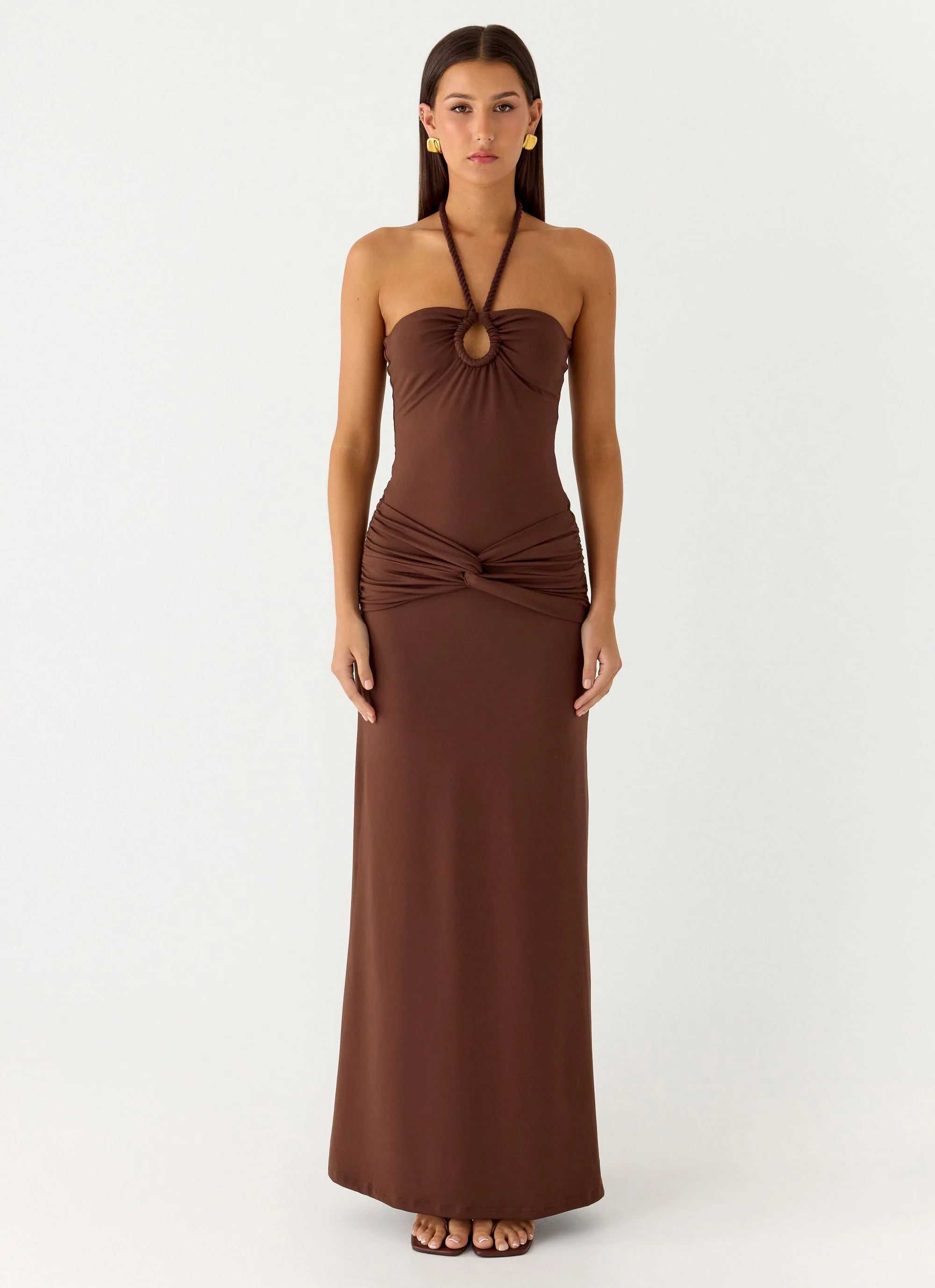 Sacred Maxi Dress - Chocolate
