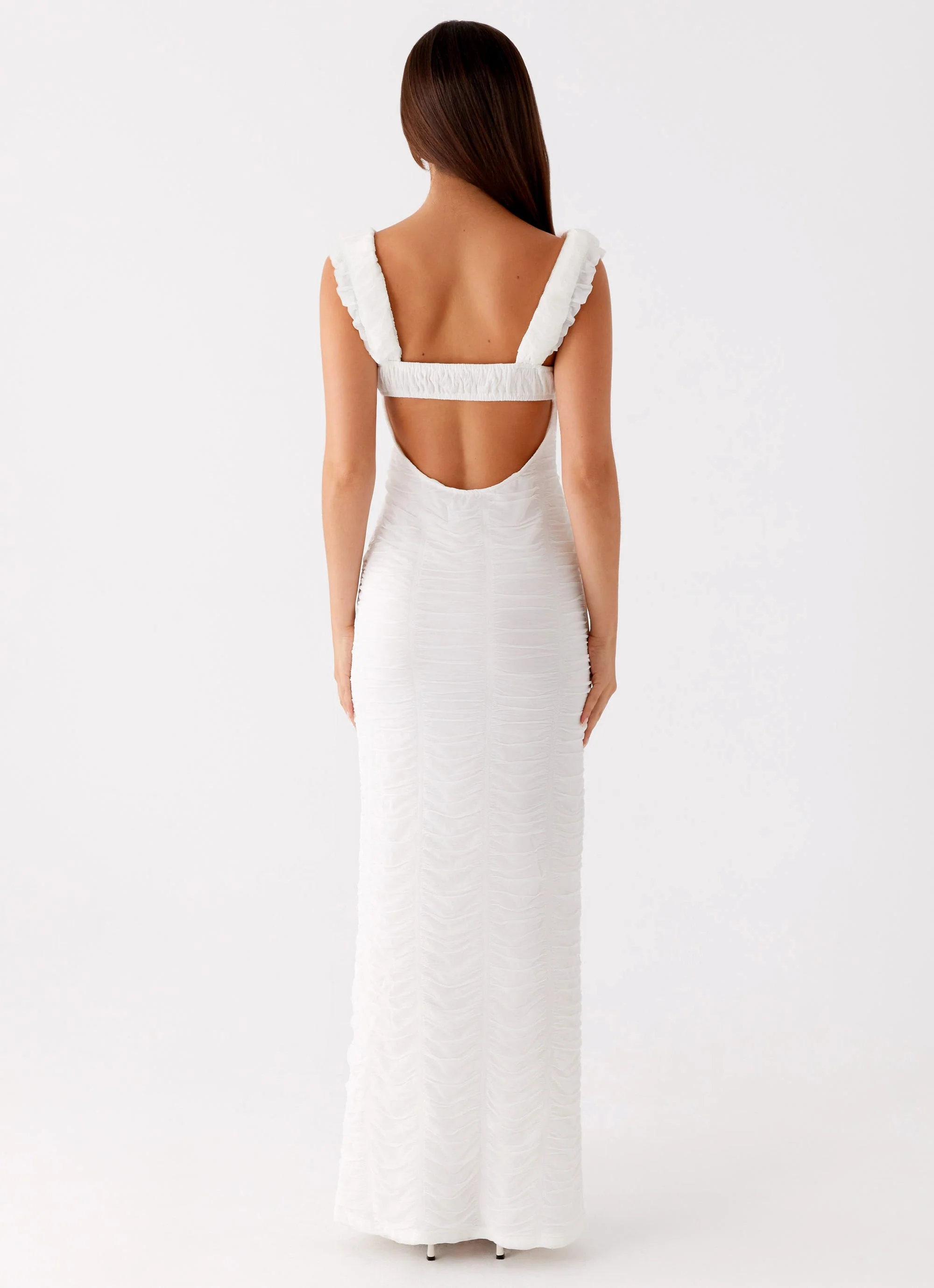 Senses Midi Dress - White
