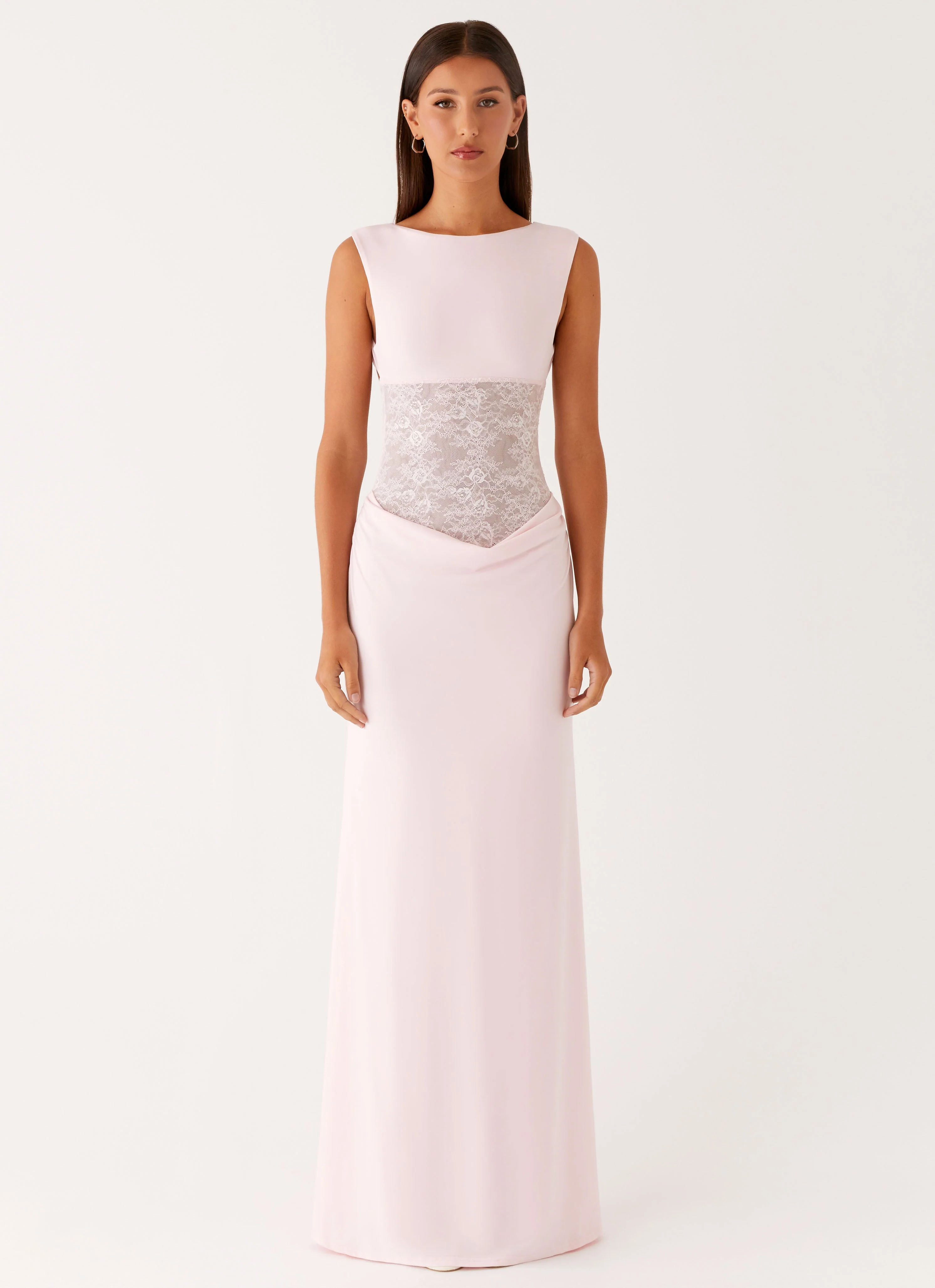 Love Tease Maxi Dress - Baby Pink