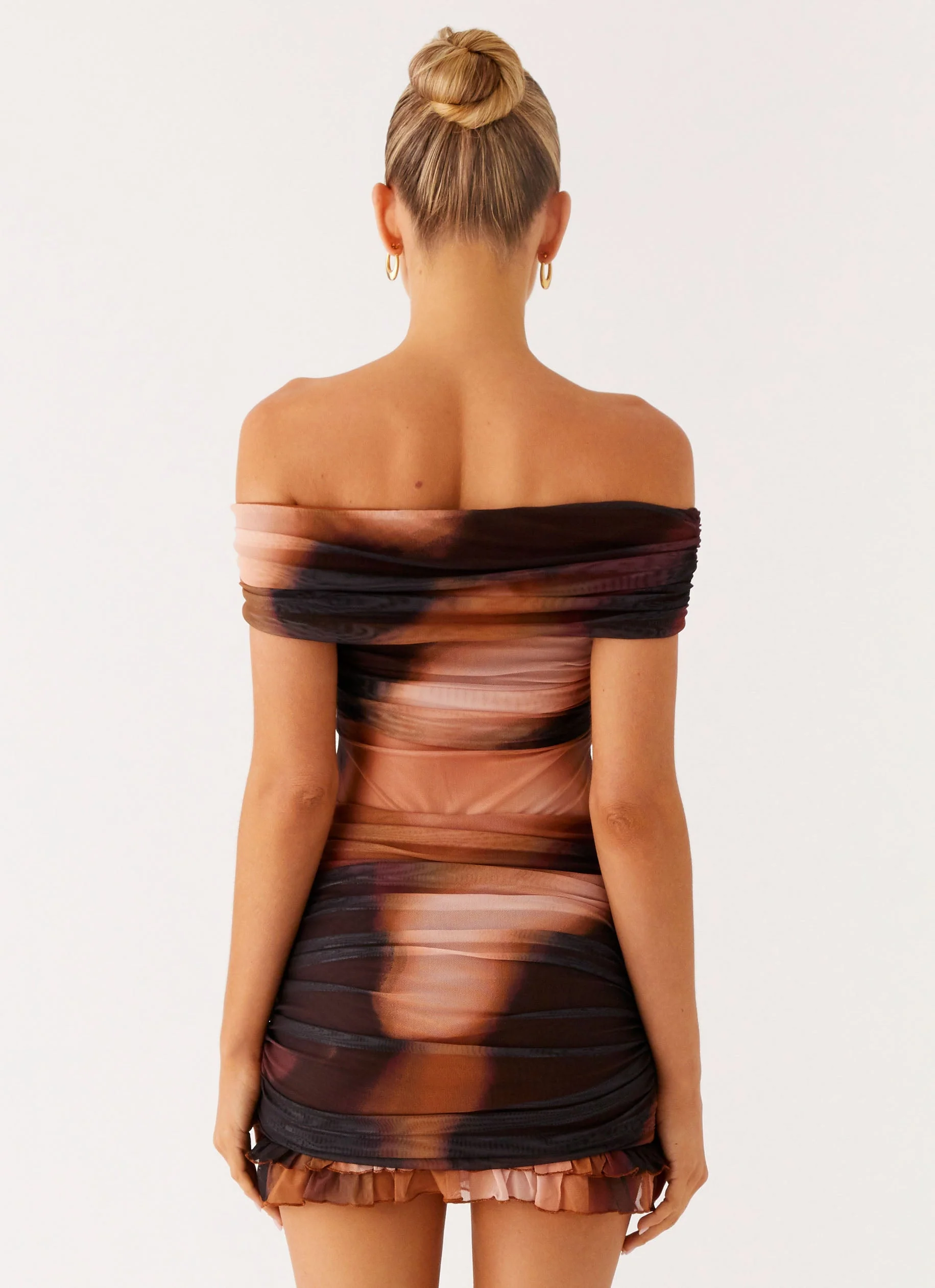 Frances Mini Dress - Black Gradient