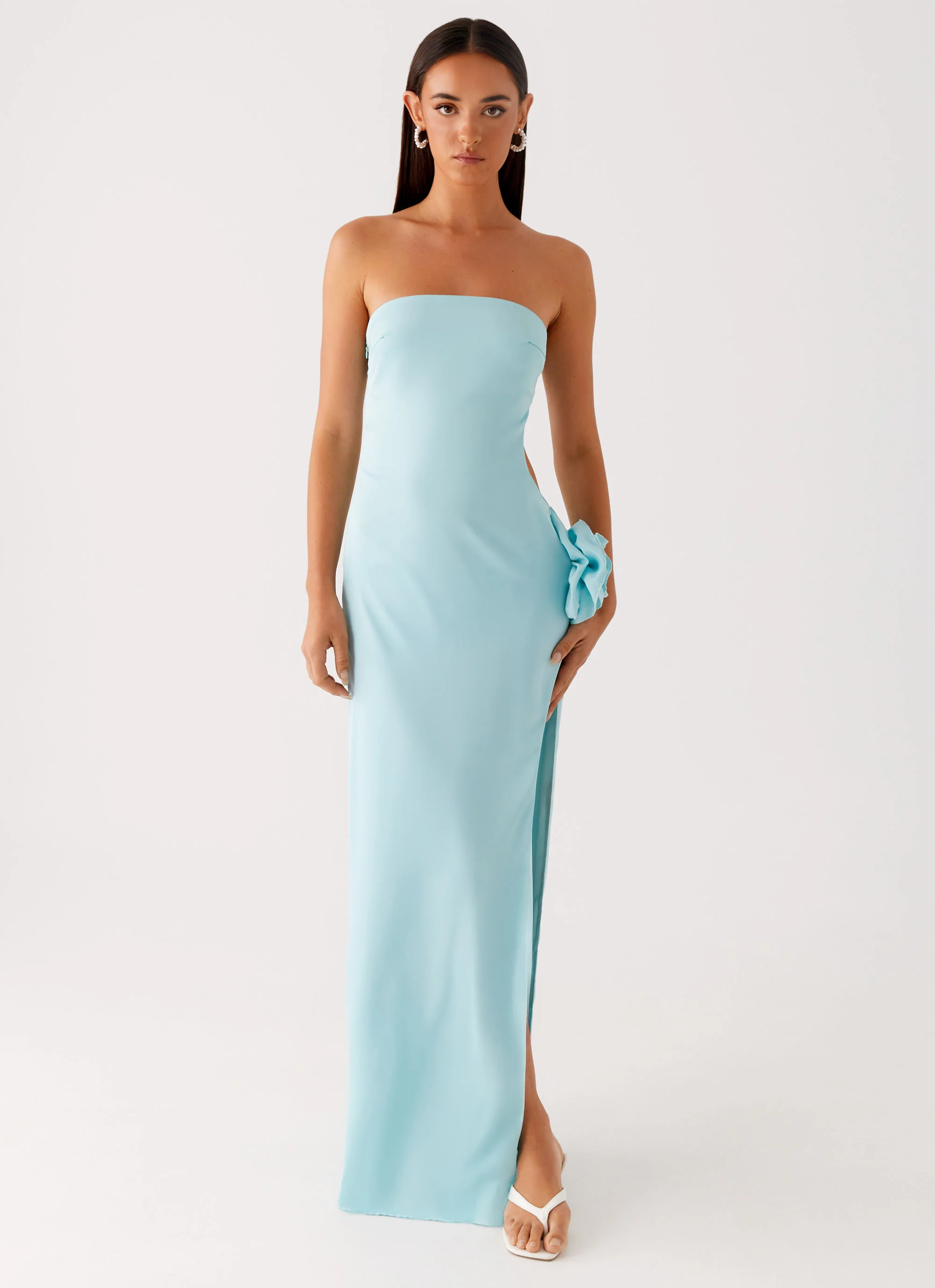 Fenway Strapless Maxi Dress - Mint