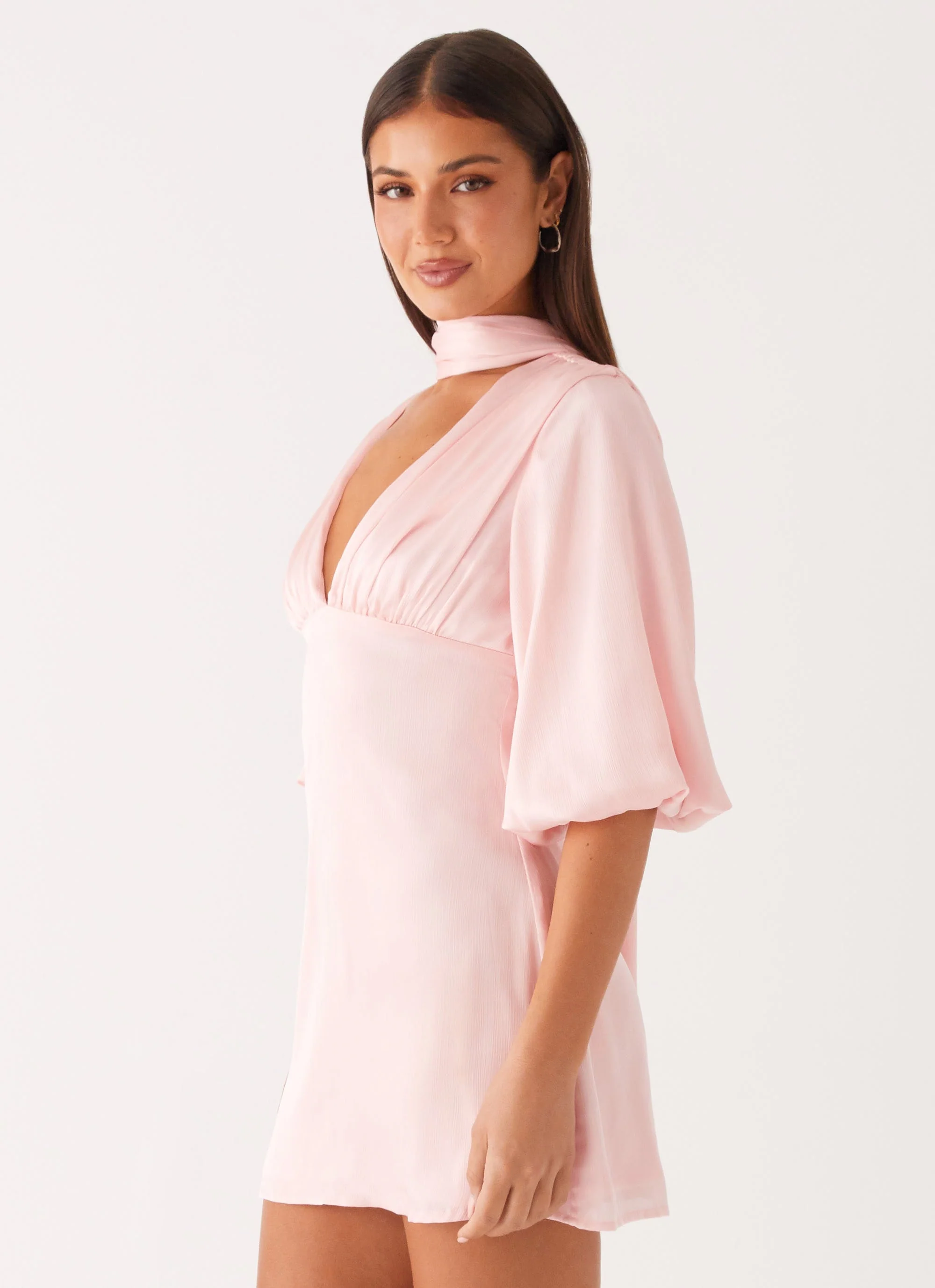 Mary Mini Dress - Pink