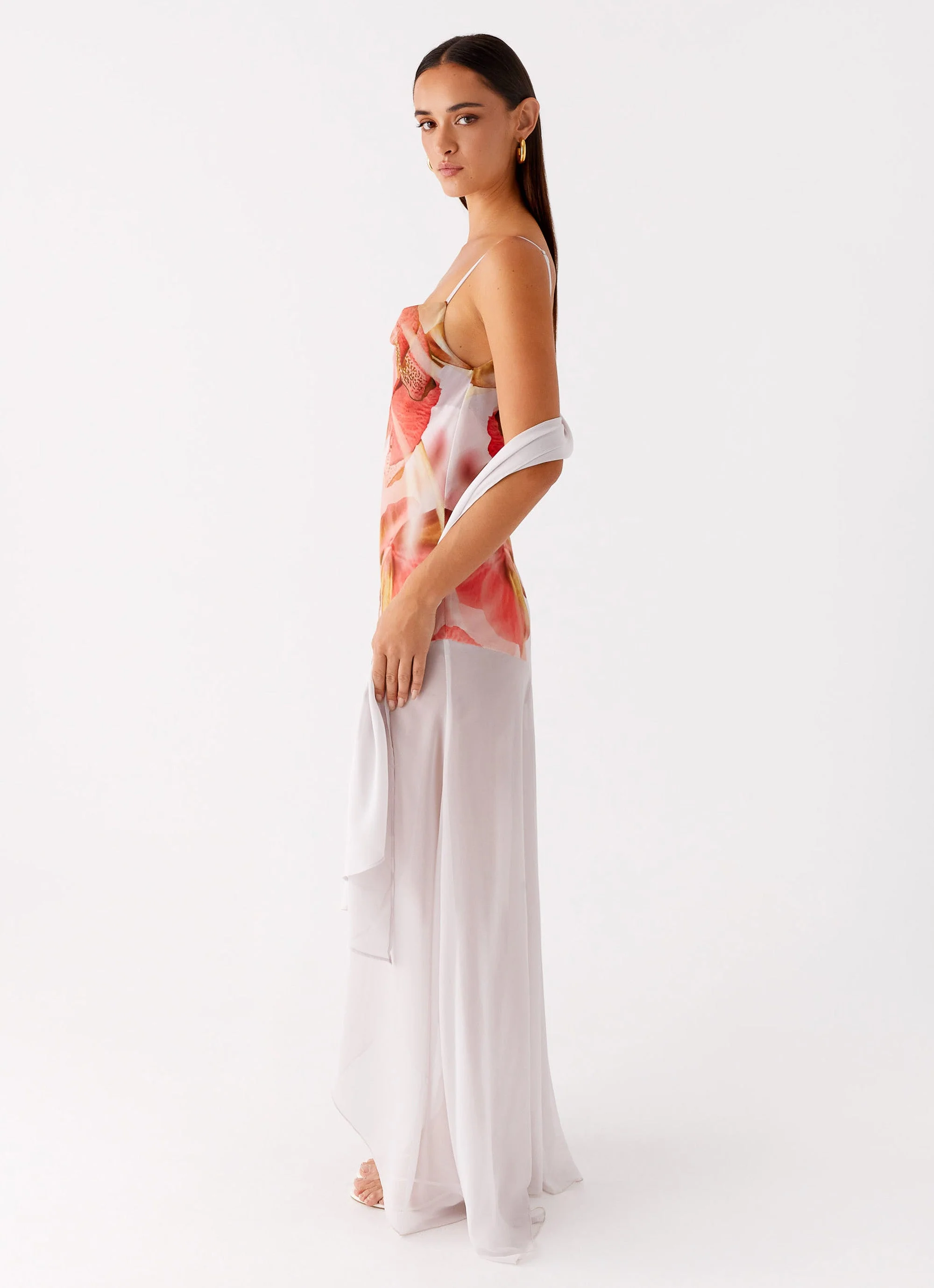 Loire Maxi Dress - Peach Rose