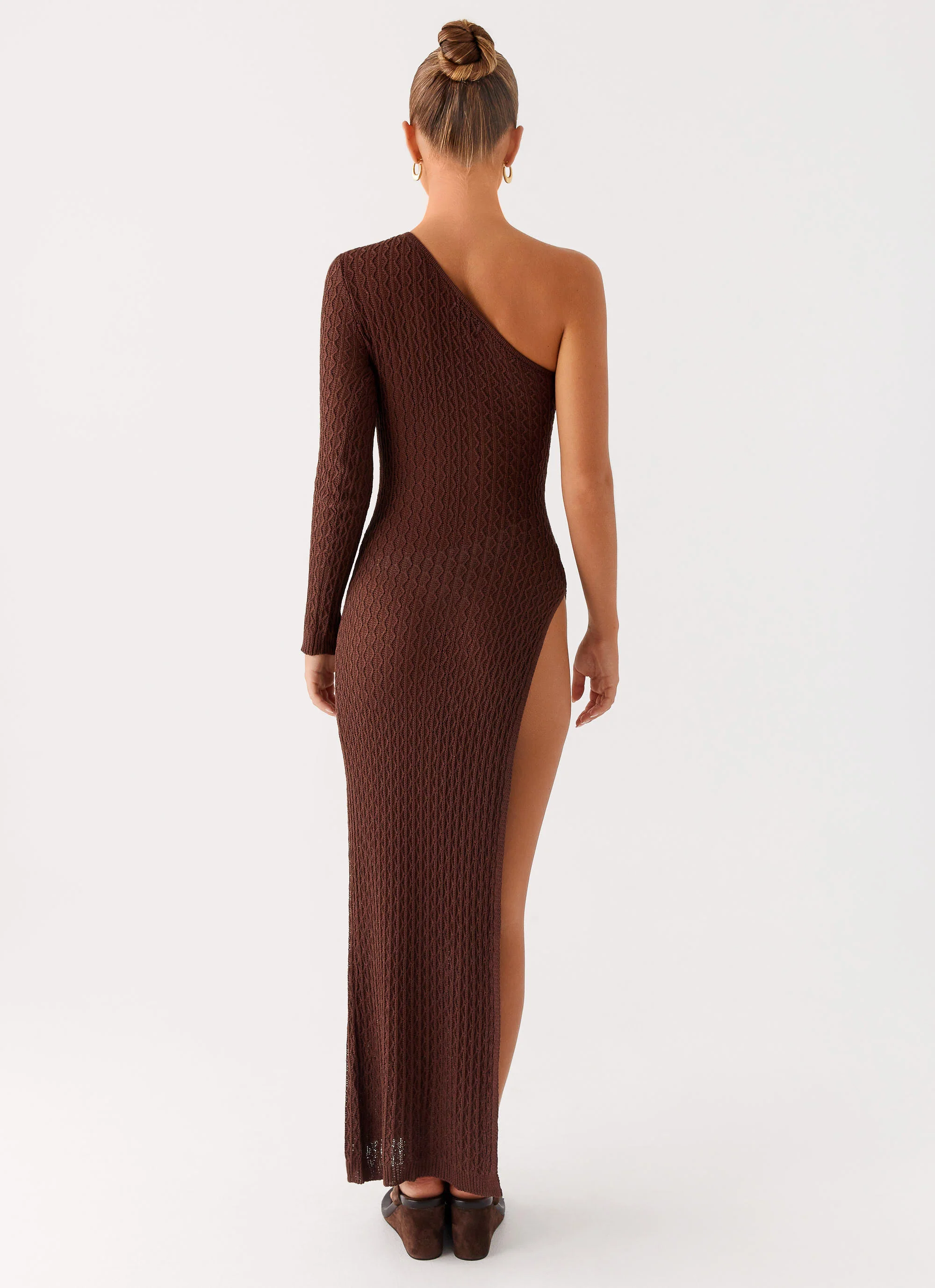 Kerri Knit Maxi Dress - Dark Chocolate