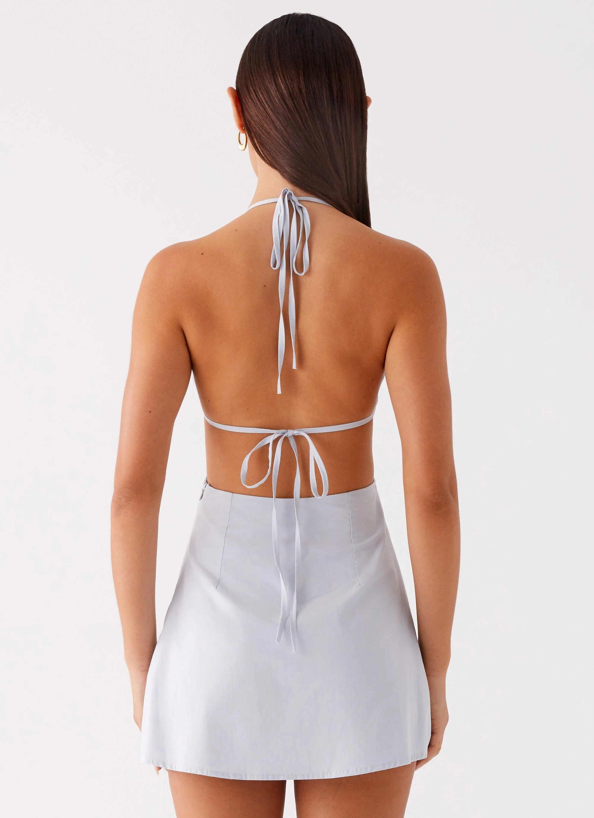 Albie Mini Dress - Cornflower Blue