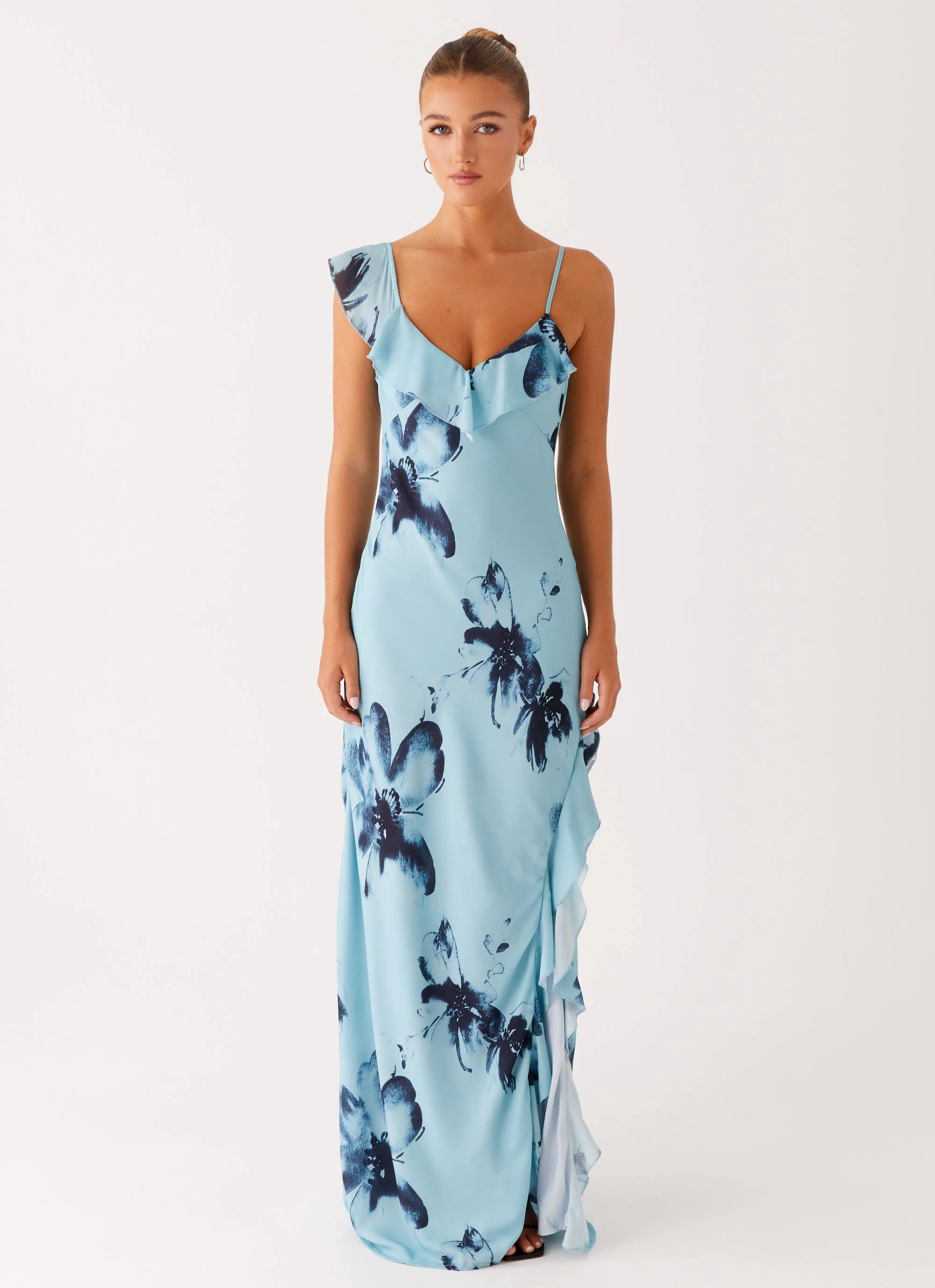 Goldsmith Maxi Dress - Blue Black Floral