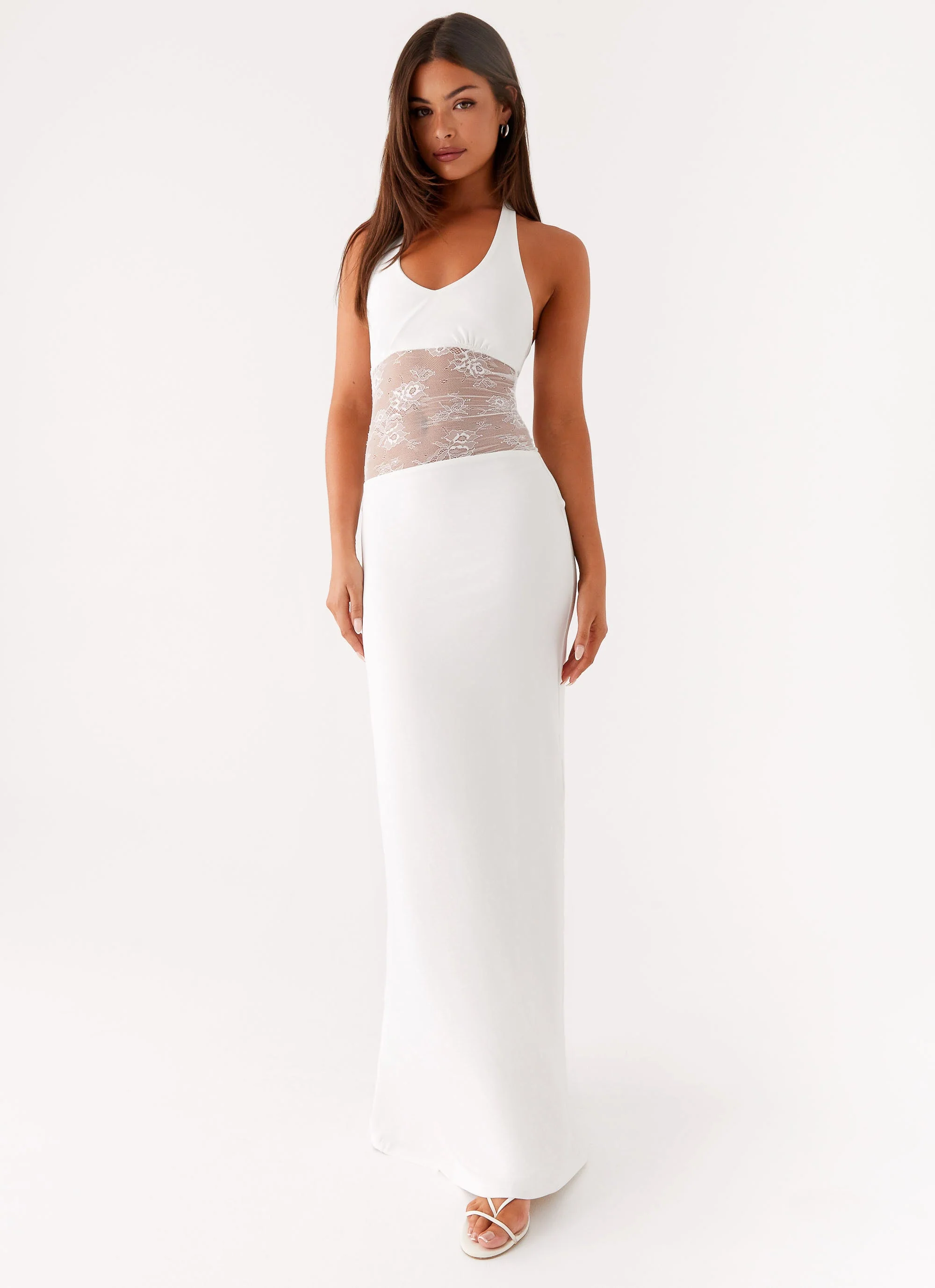 Main Focus Maxi Dress - White