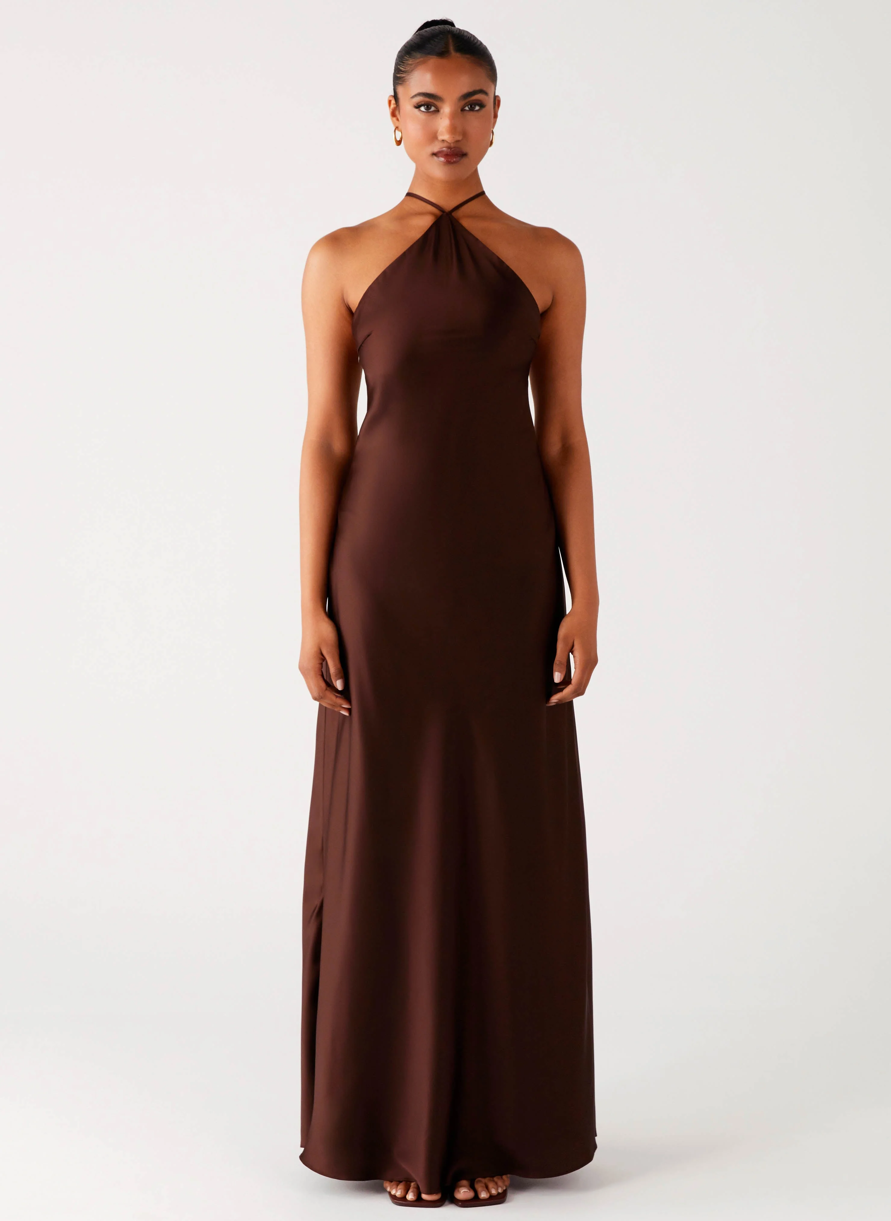 Tulama Maxi Dress - Chocolate