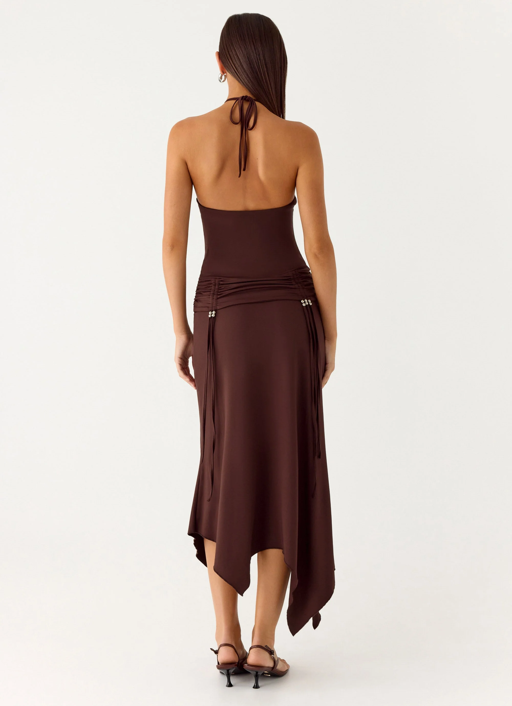 Becerra Midi Dress - Cool Chocolate