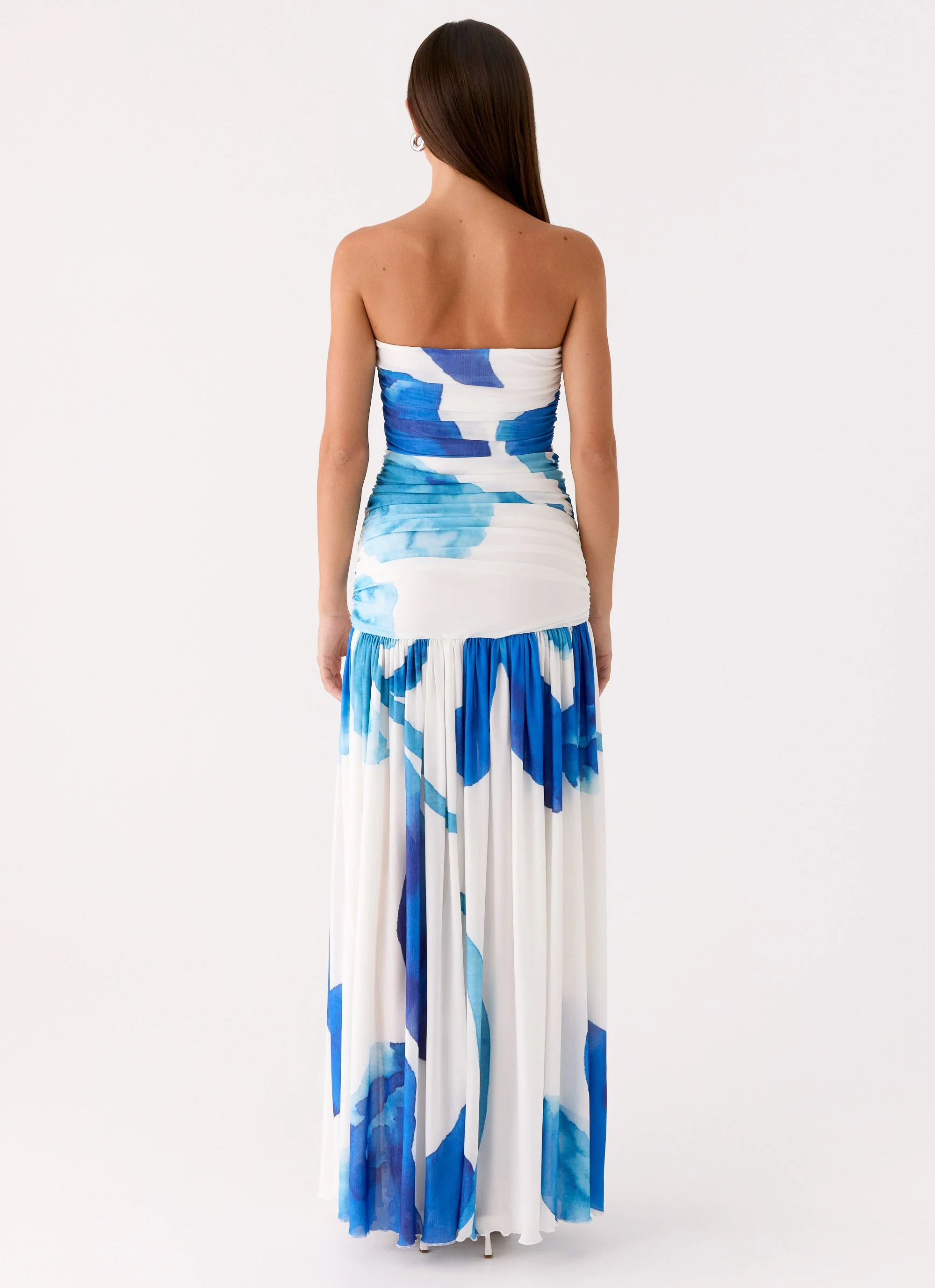 Laidee Maxi Dress - Cerulean Bloom