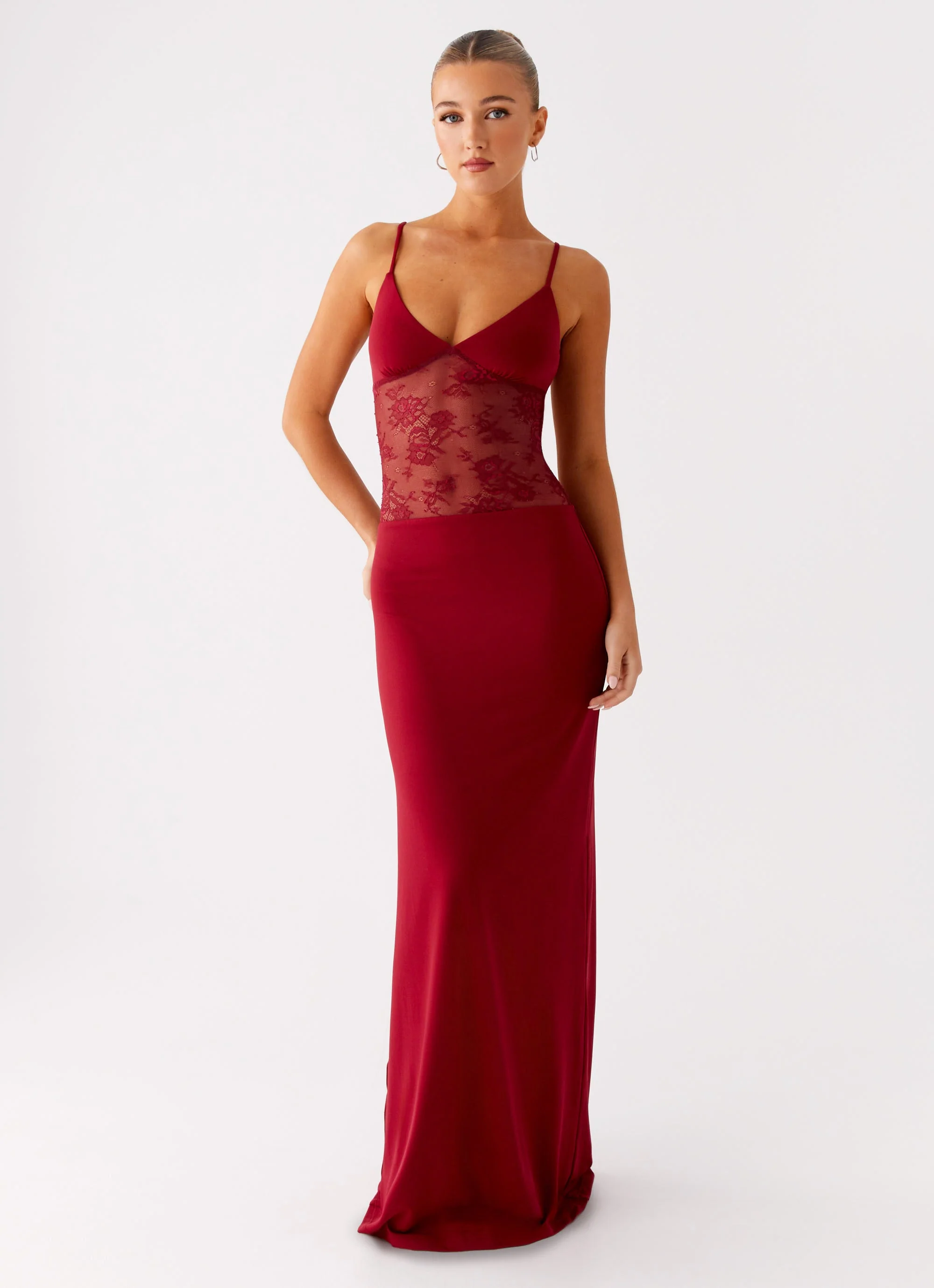 Envy Maxi Dress - Maroon