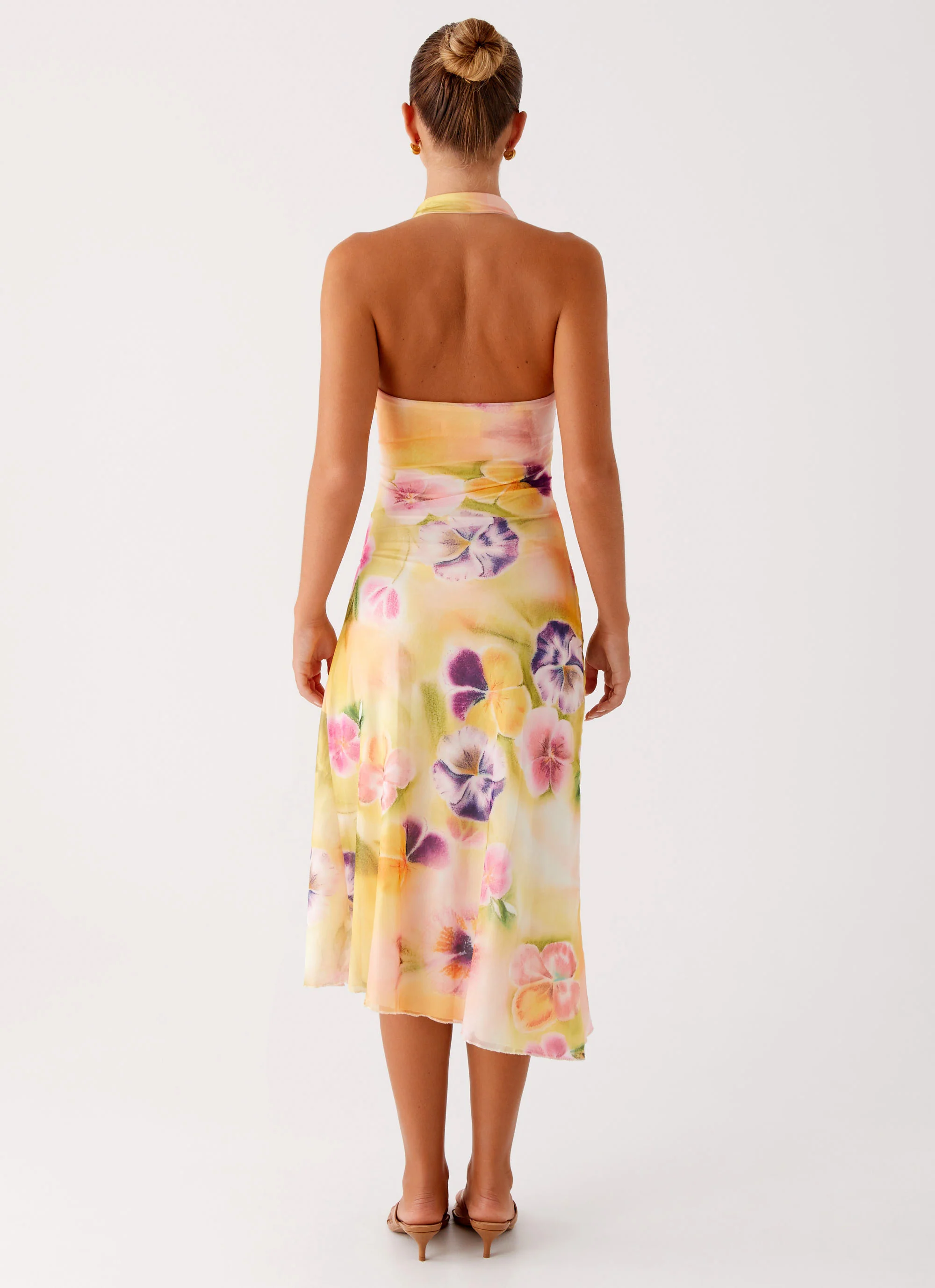 Kayce Midi Dress - Sunburst Floral