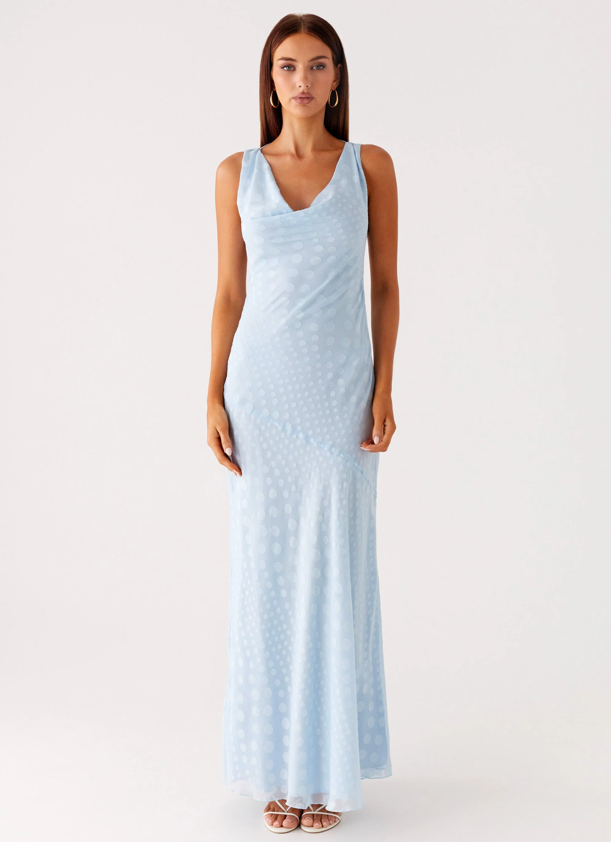 Sundance Chiffon Maxi Dress - Blue