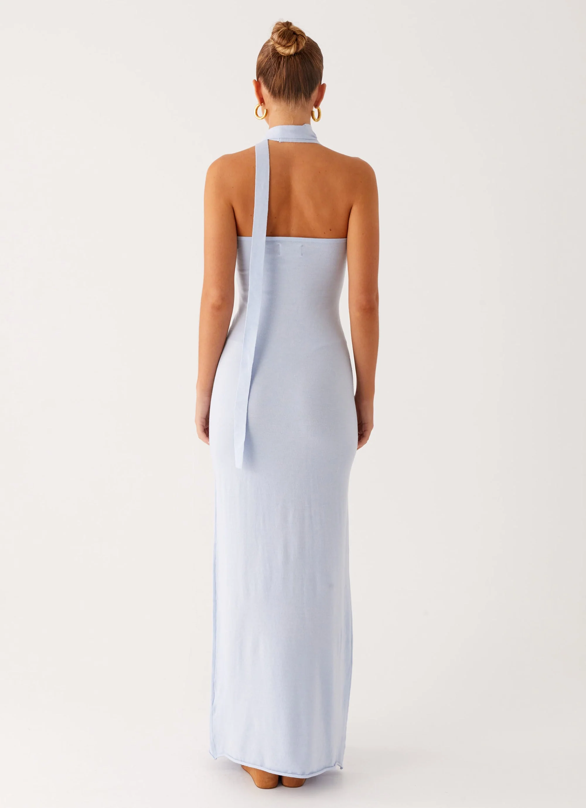 Eddie Knit Maxi Dress - Blue