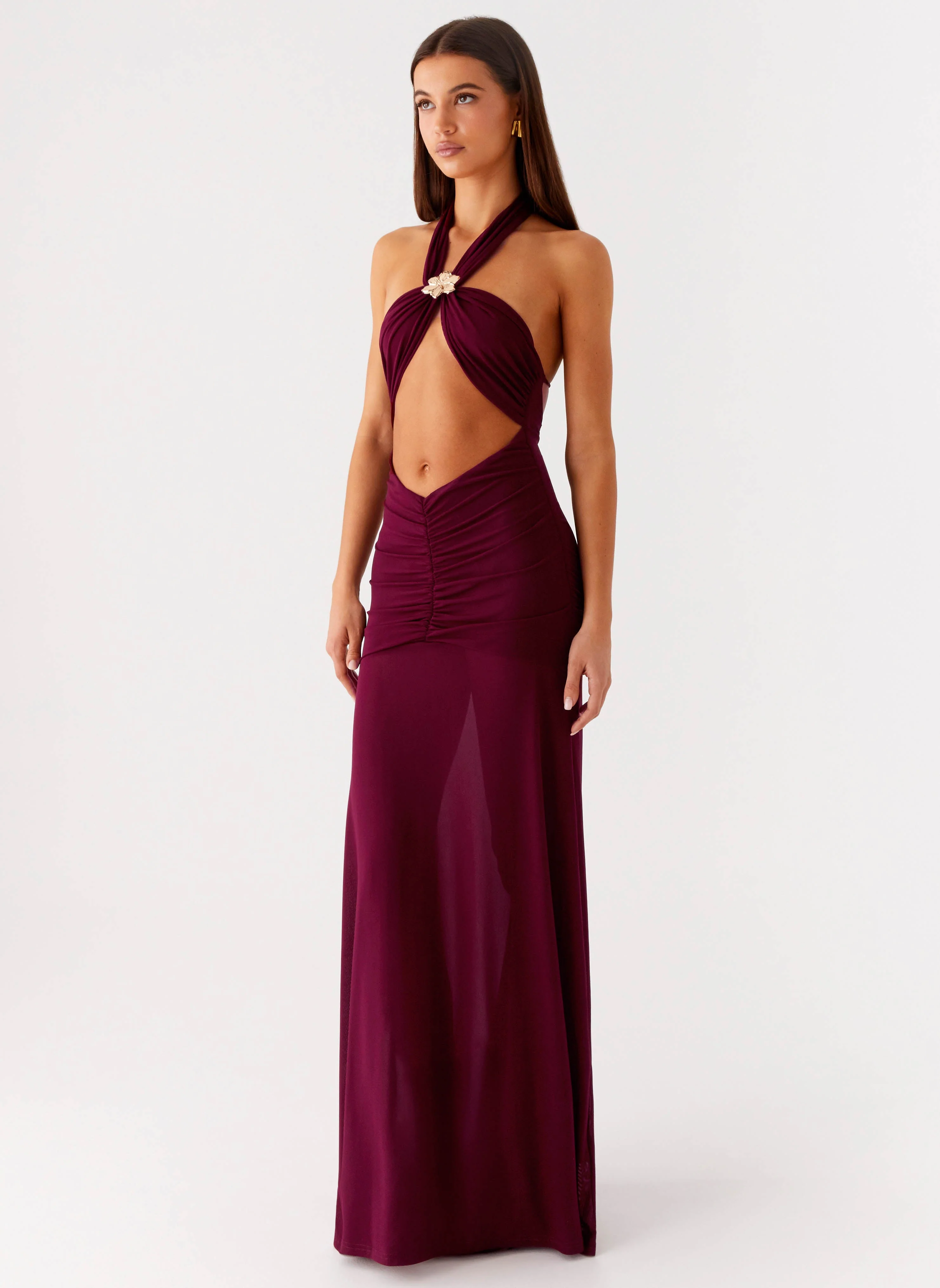 Deltina Maxi Dress - Boysenberry