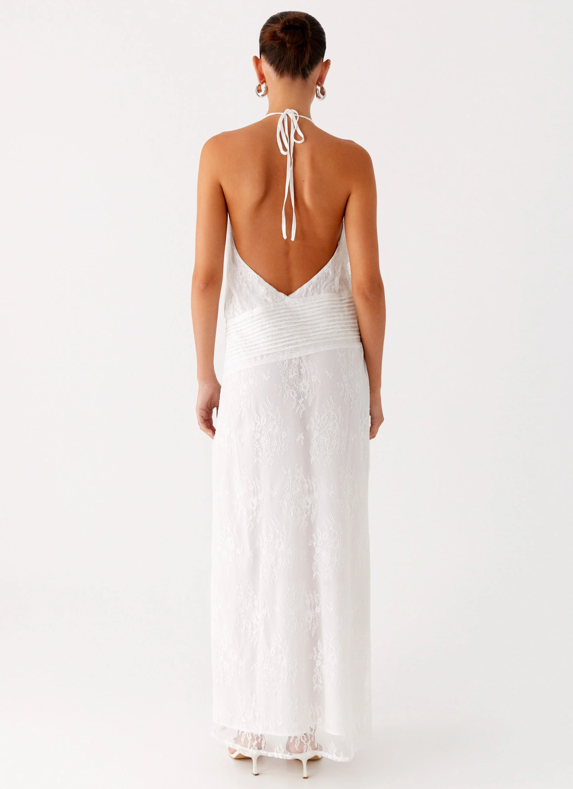 Reinhart Halter Maxi Dress - White