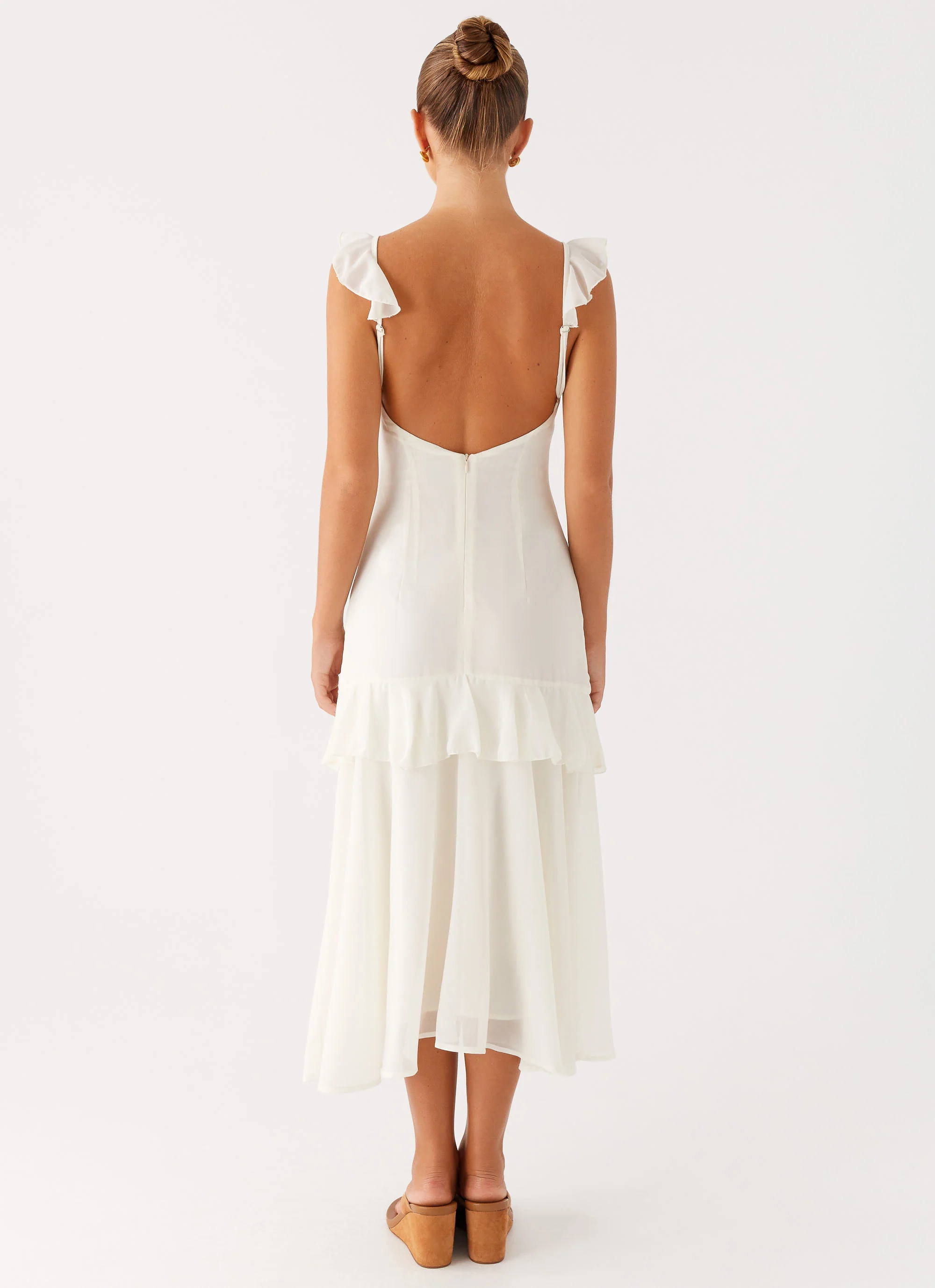 Celie Midi Dress - Ivory