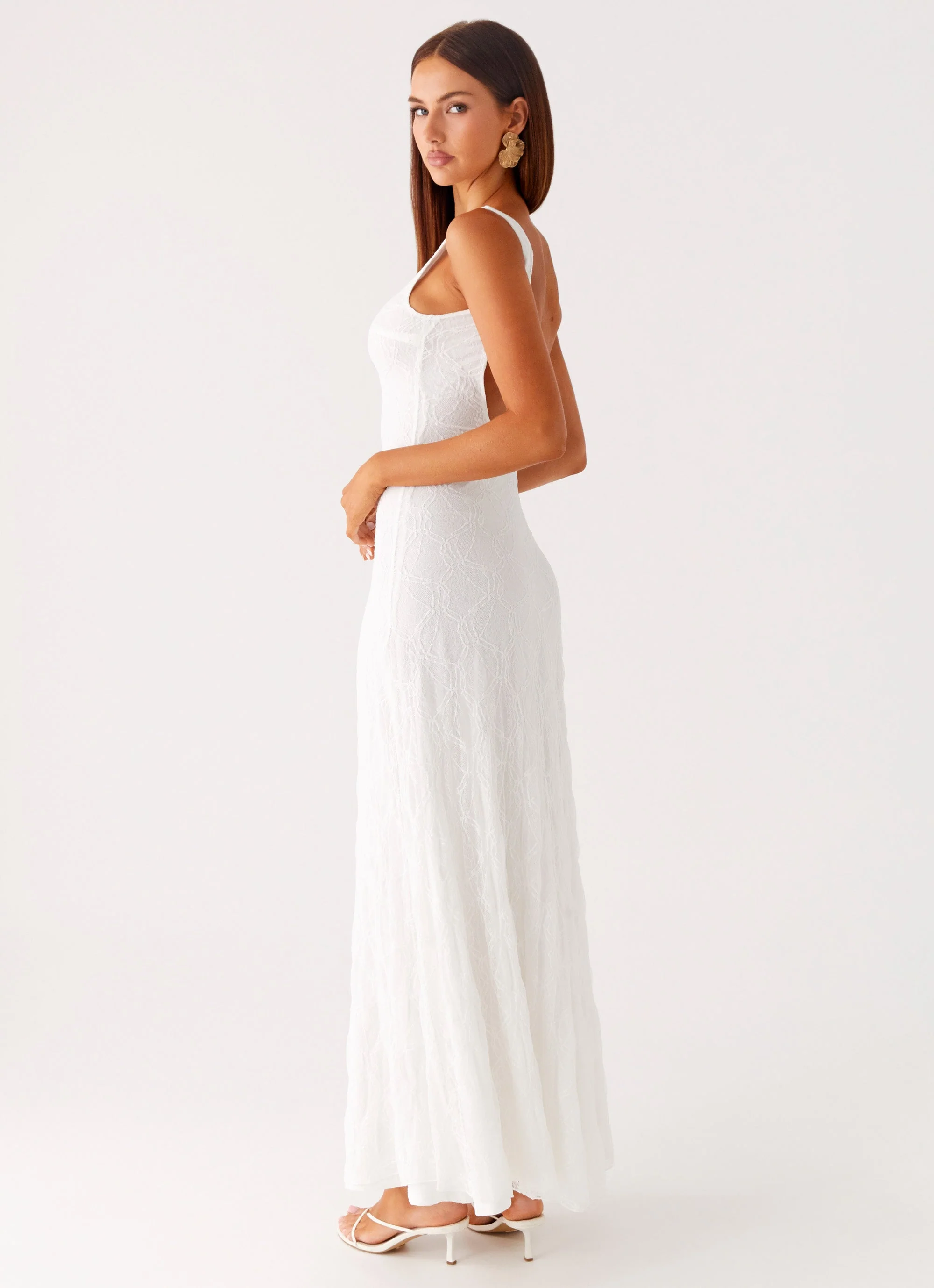 Embrace The Sun Maxi Dress - White