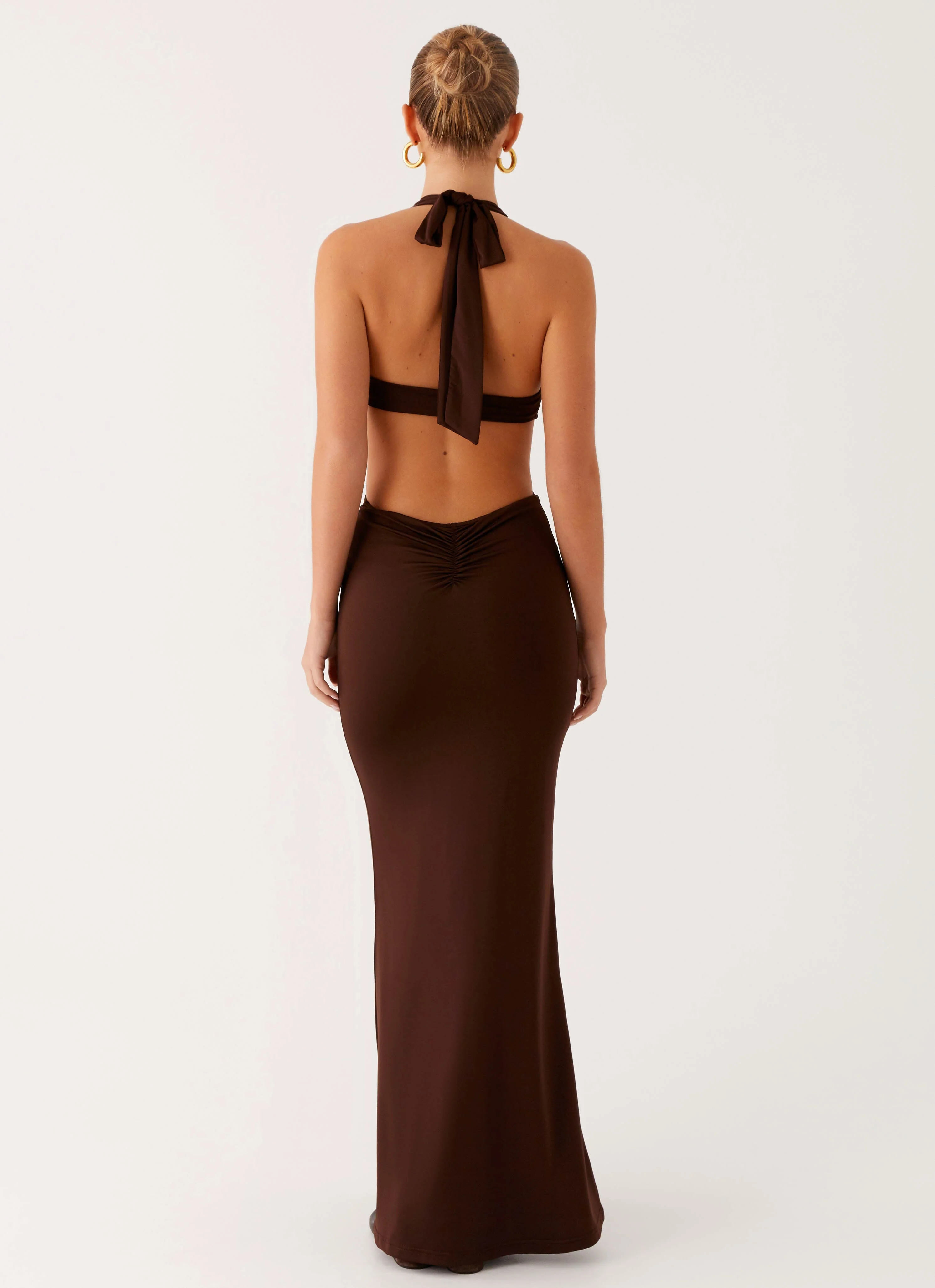 Shawnie Maxi Dress - Chocolate