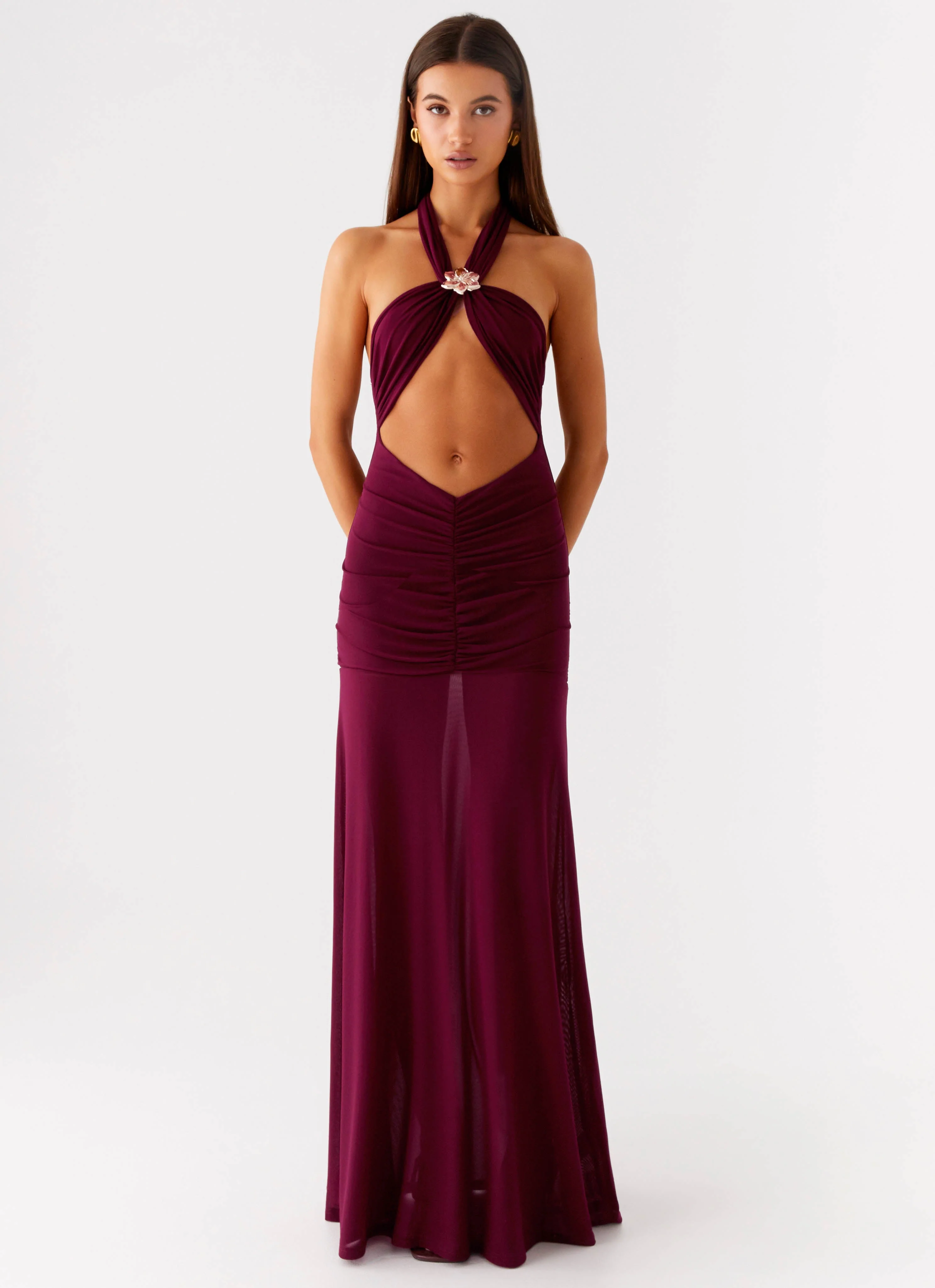 Deltina Maxi Dress - Boysenberry