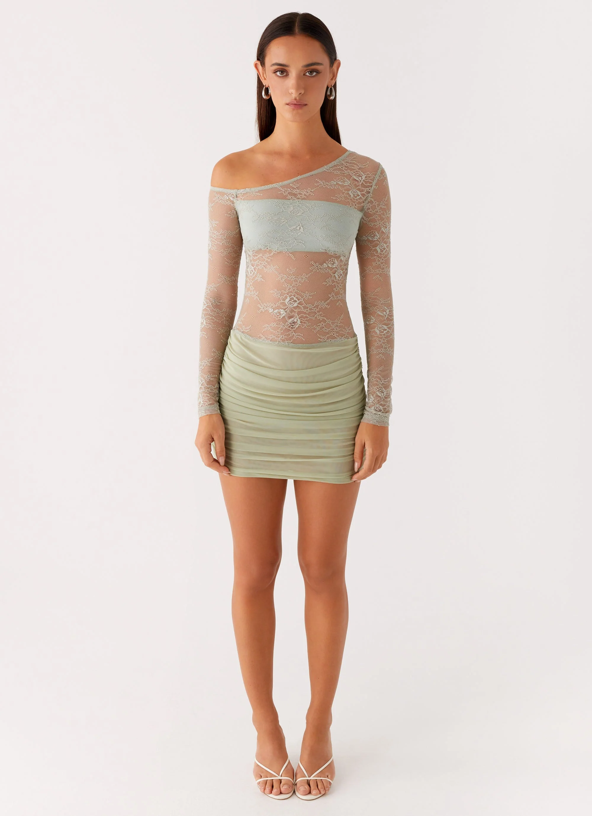 Zenni Mini Dress - Sage